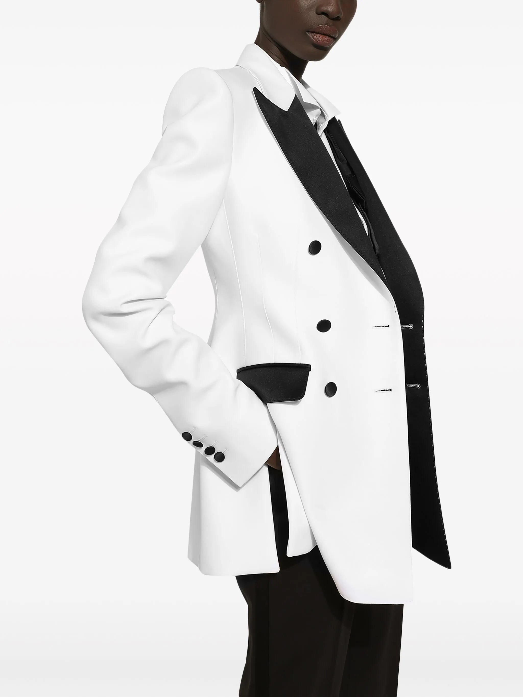 double-breasted blazer