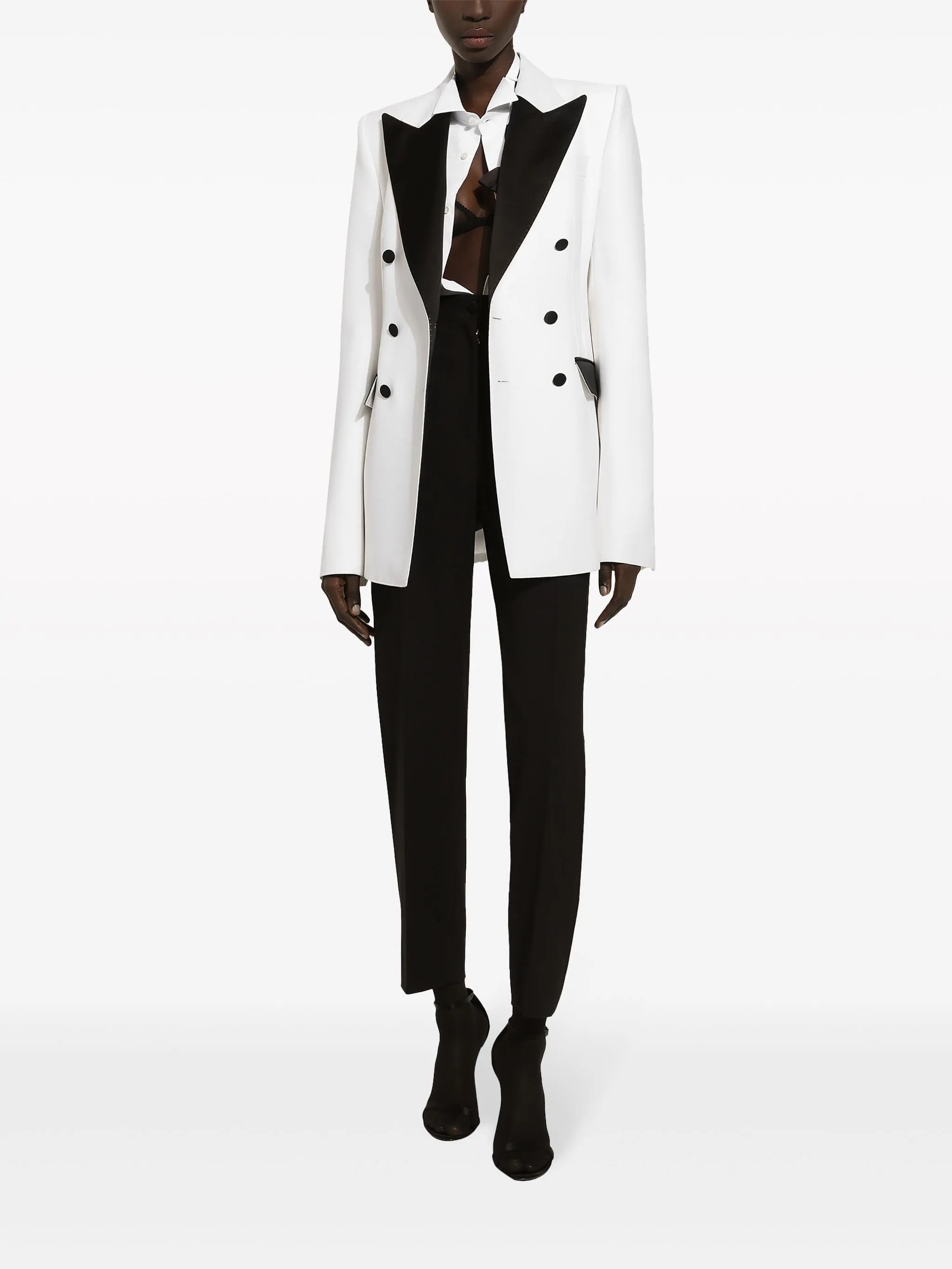 double-breasted blazer