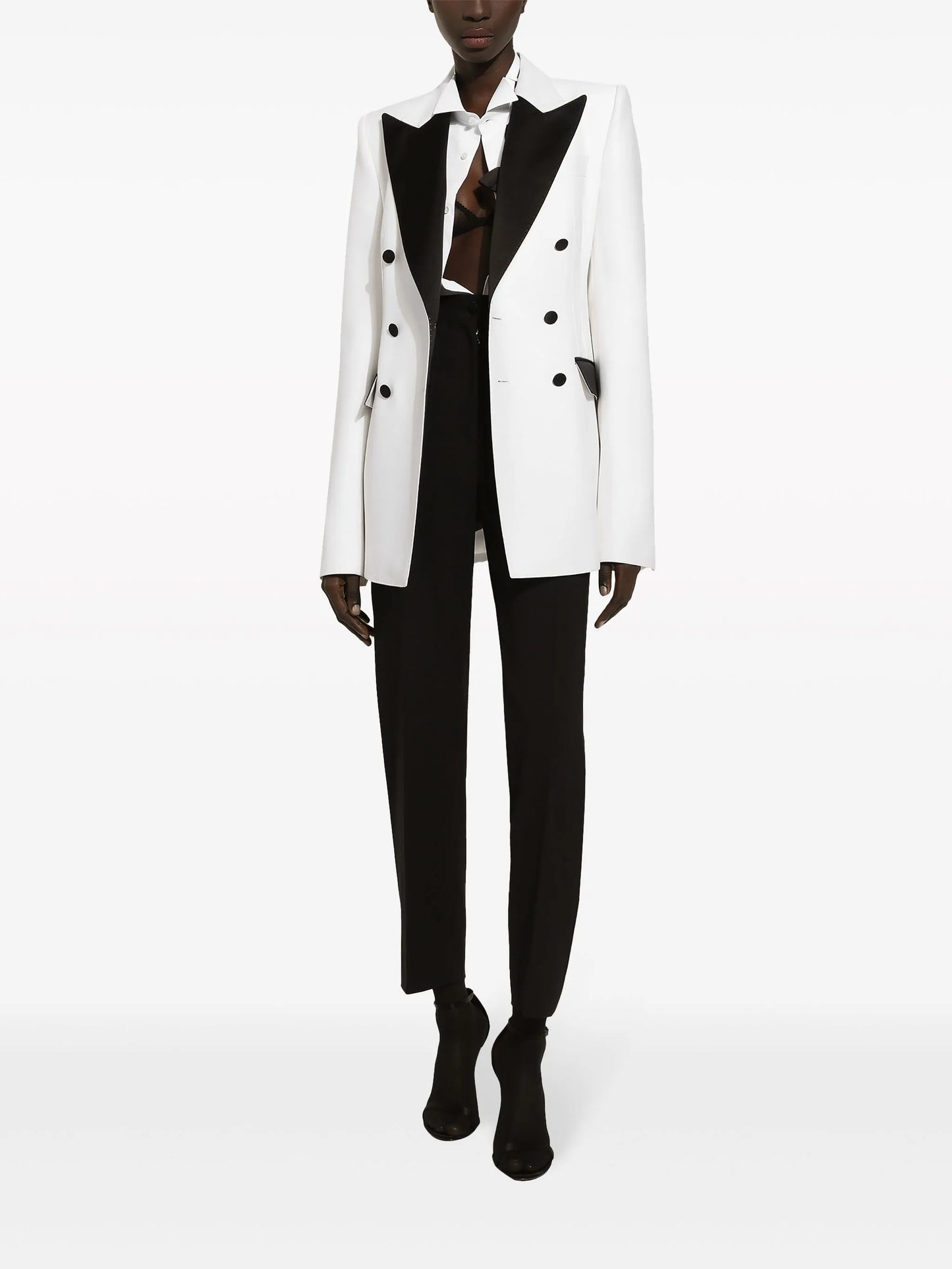 double-breasted blazer