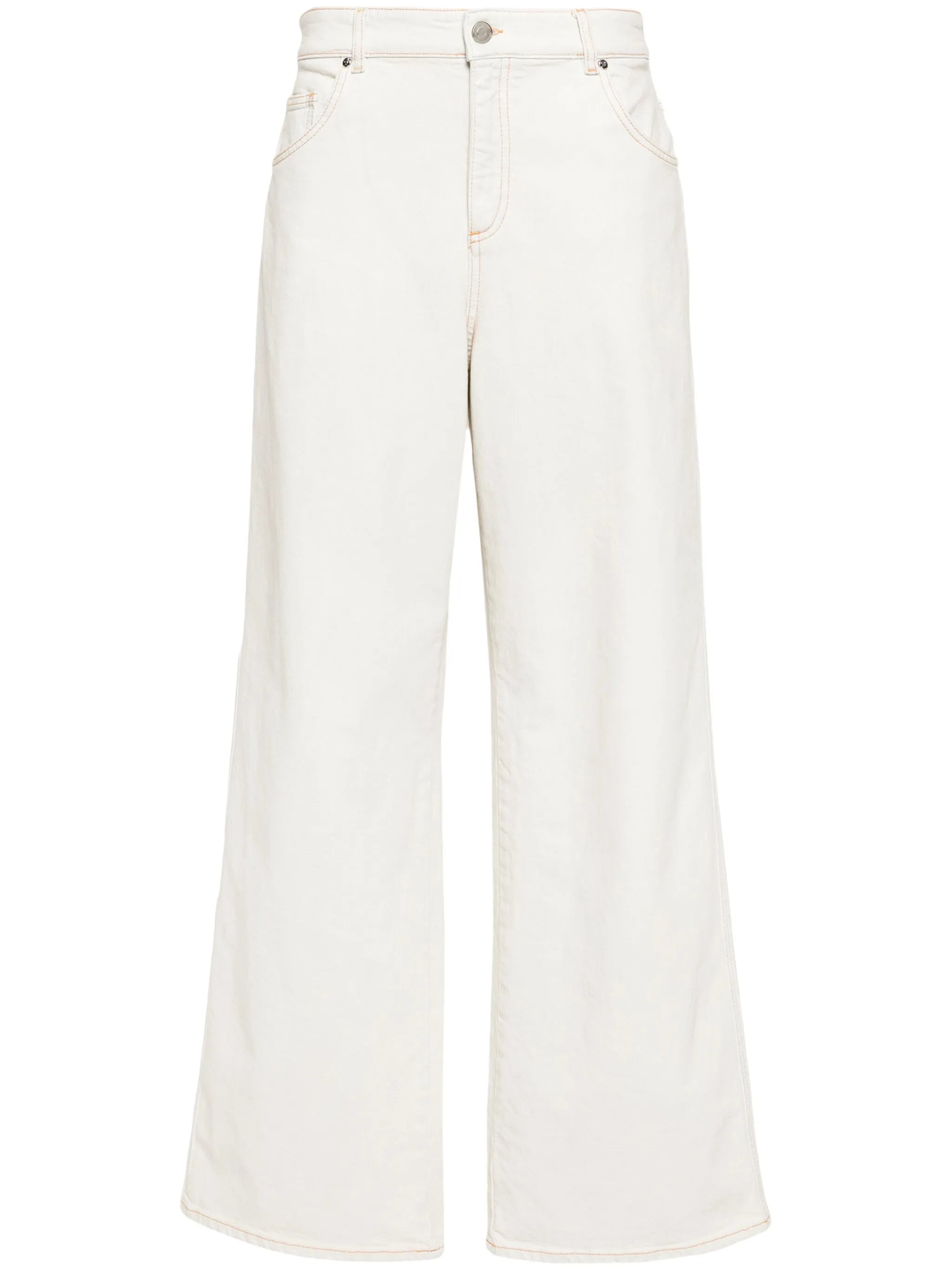 bleach-wash boyfriend jeans