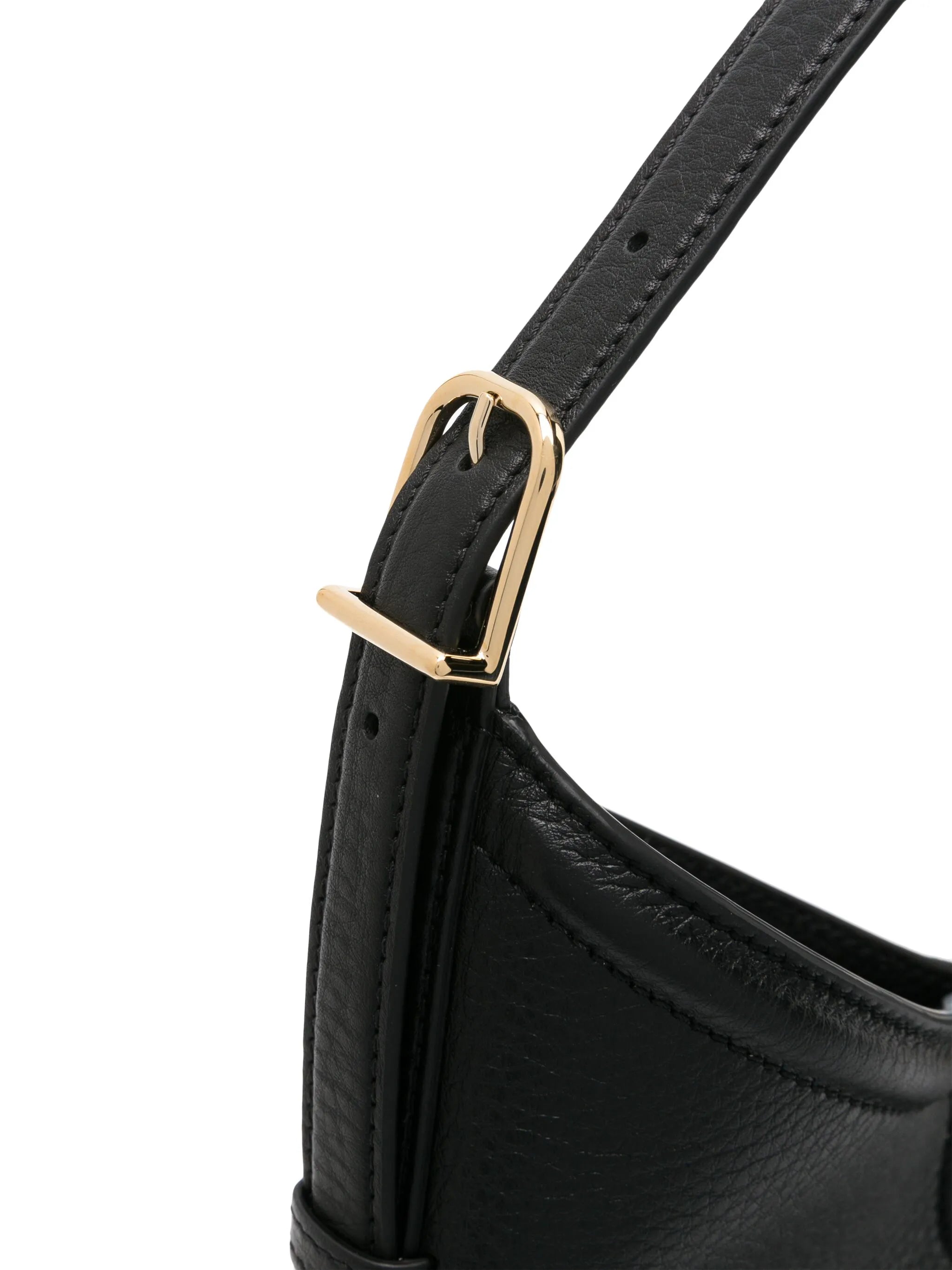 VLogo leather shoulder bag