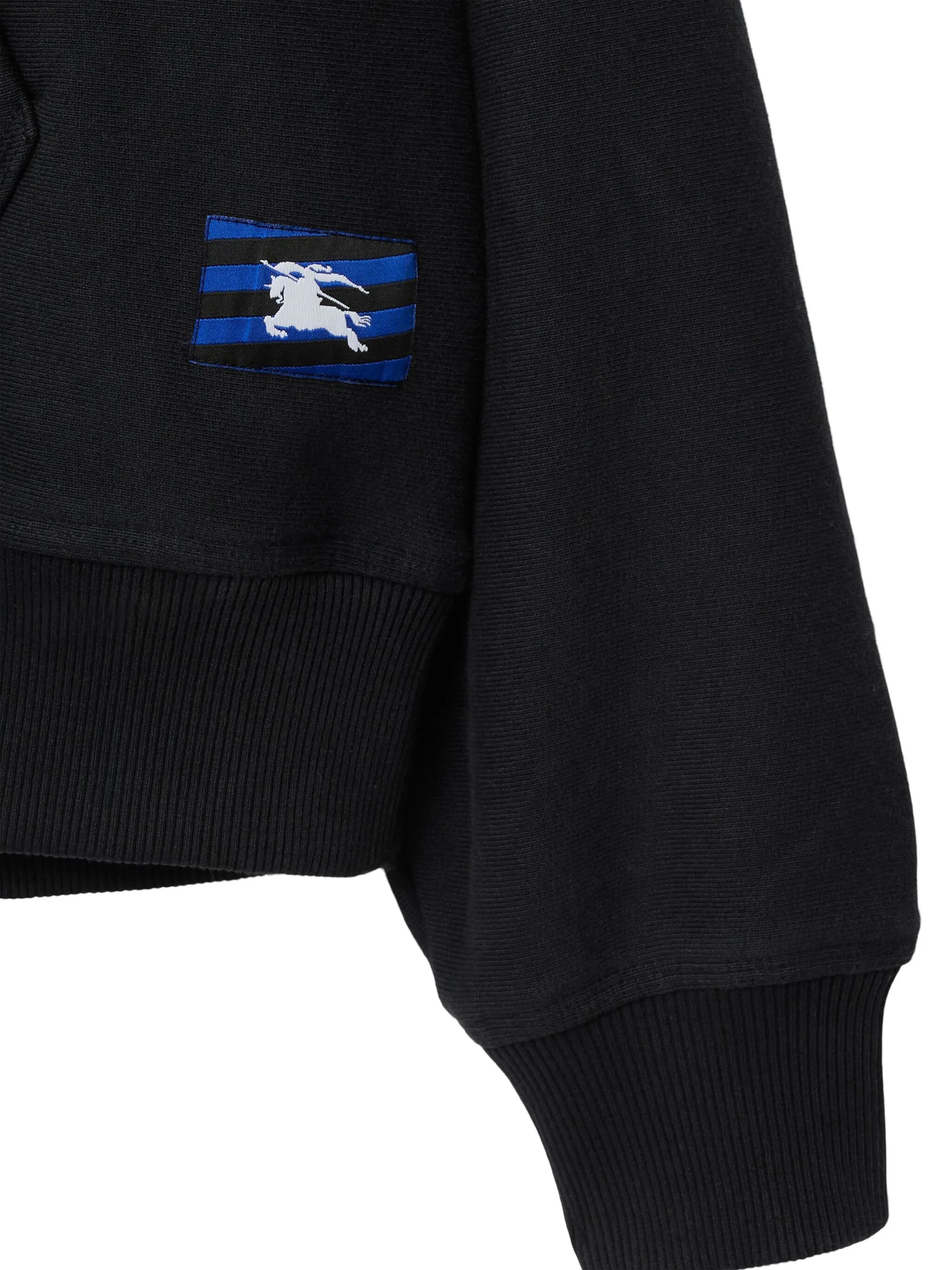 EKD-appliqué cotton hoodie