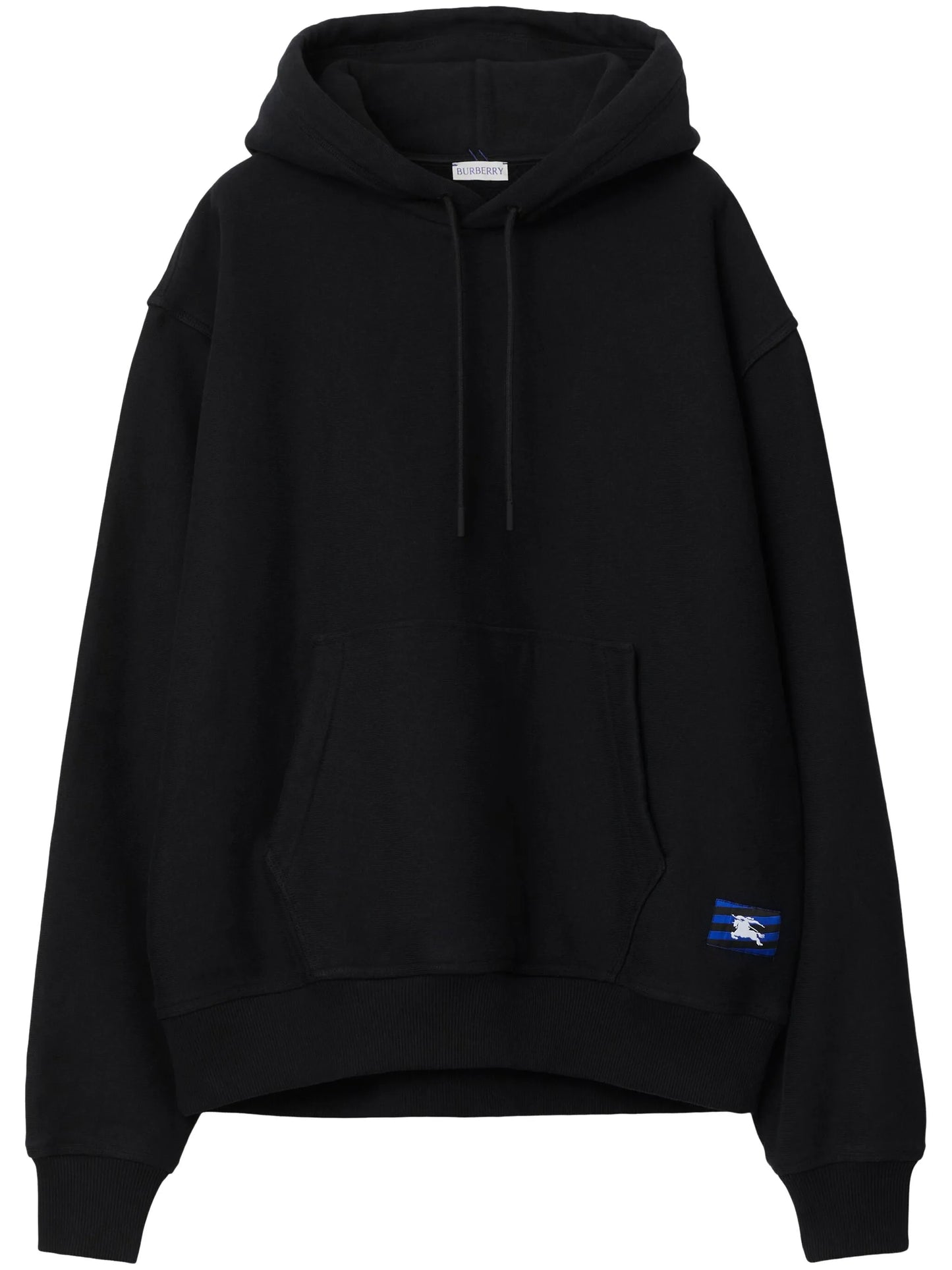 EKD-appliqué cotton hoodie