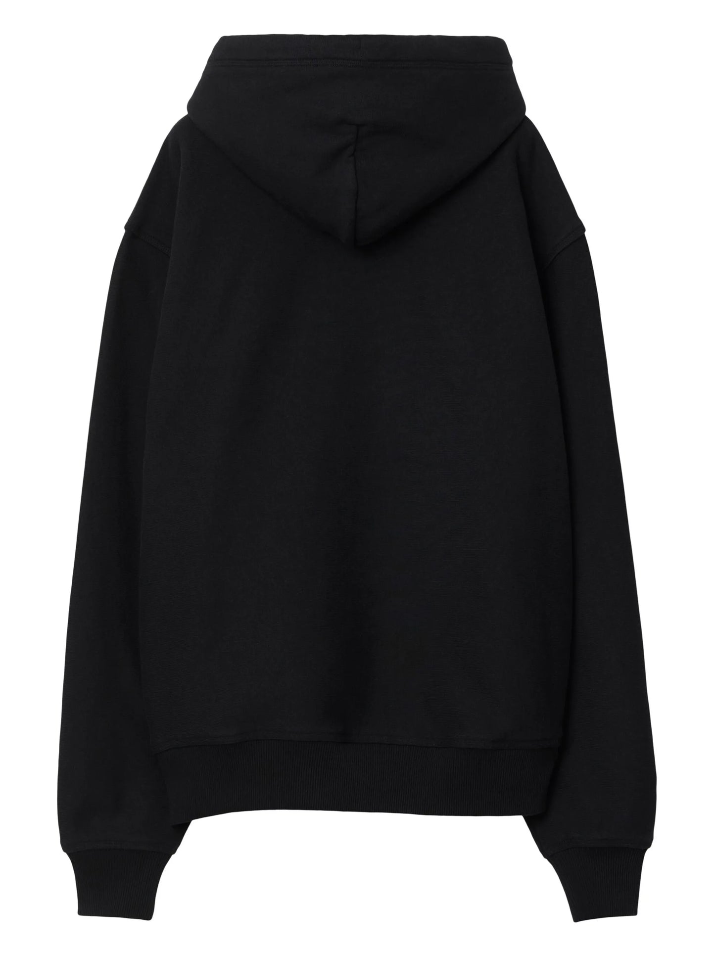EKD-appliqué cotton hoodie