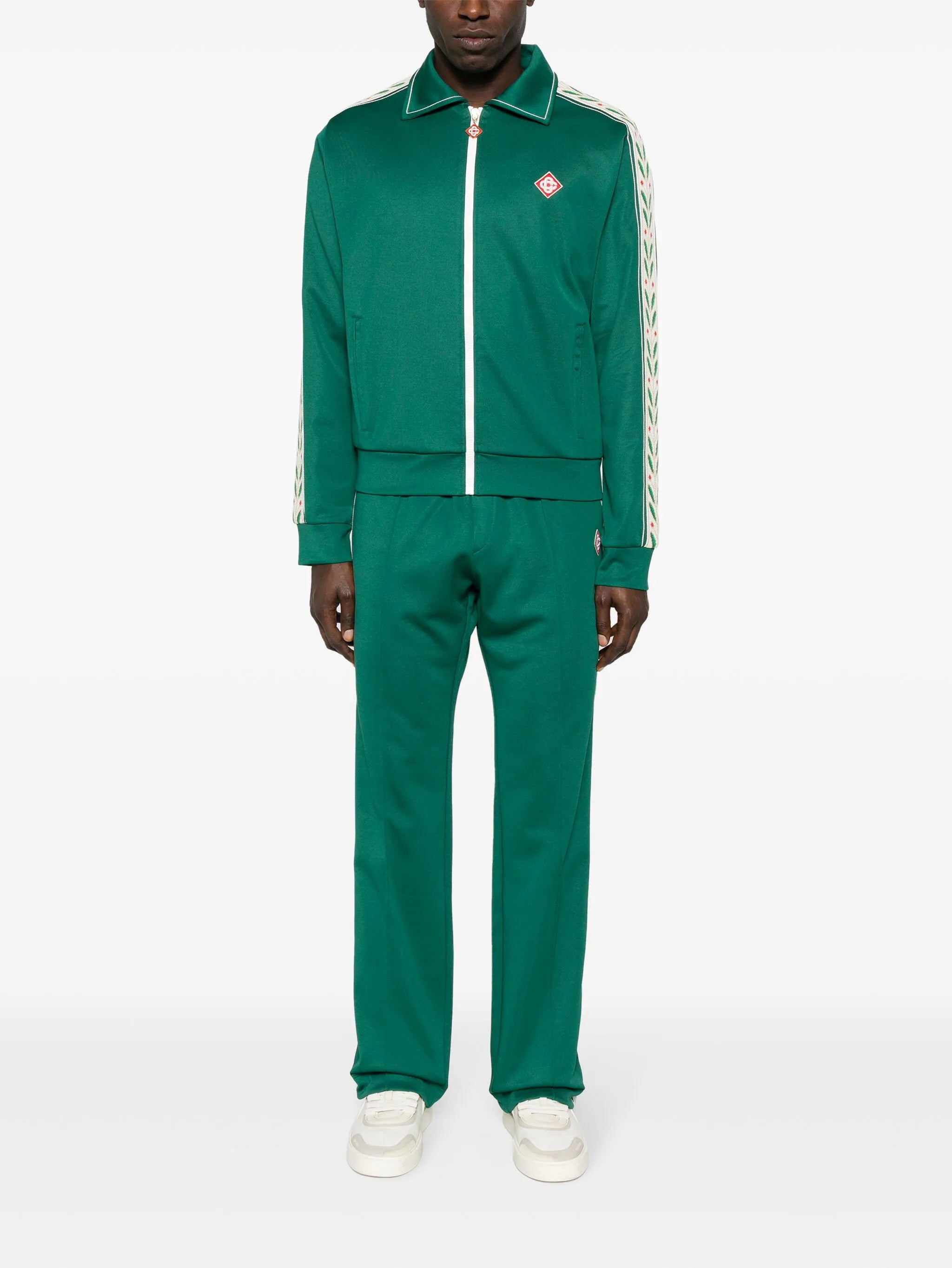 logo-appliqué elasticated-waist track pants