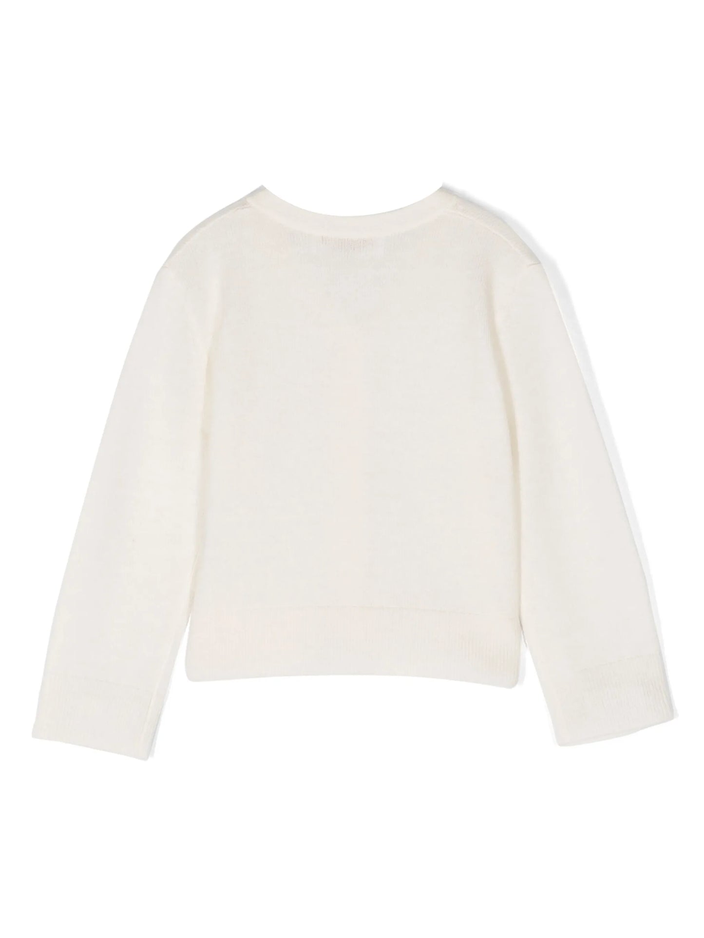 rhinestone-embellished cashmere cardigan
