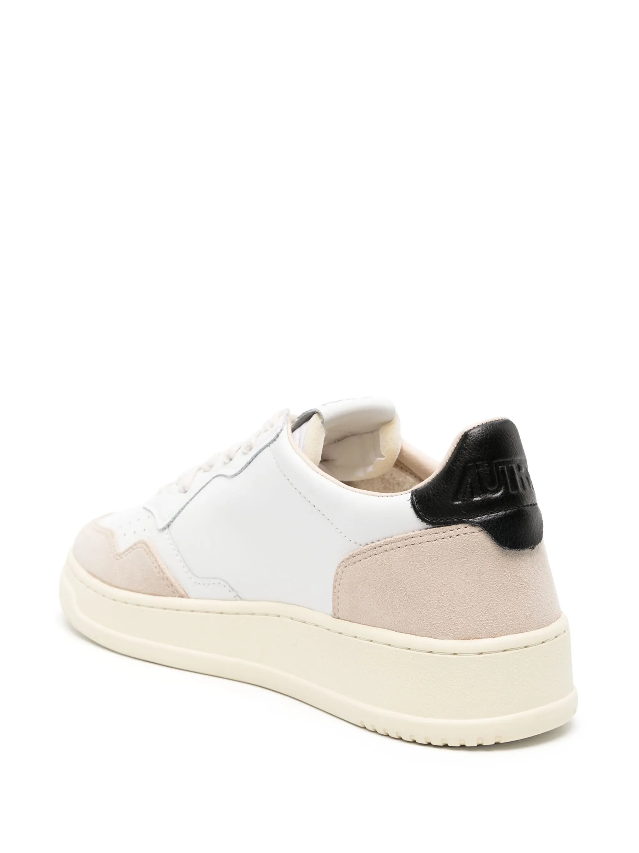 Medalist low sneakers in leather and suede