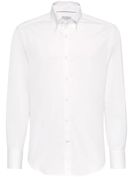 button-down poplin shirt