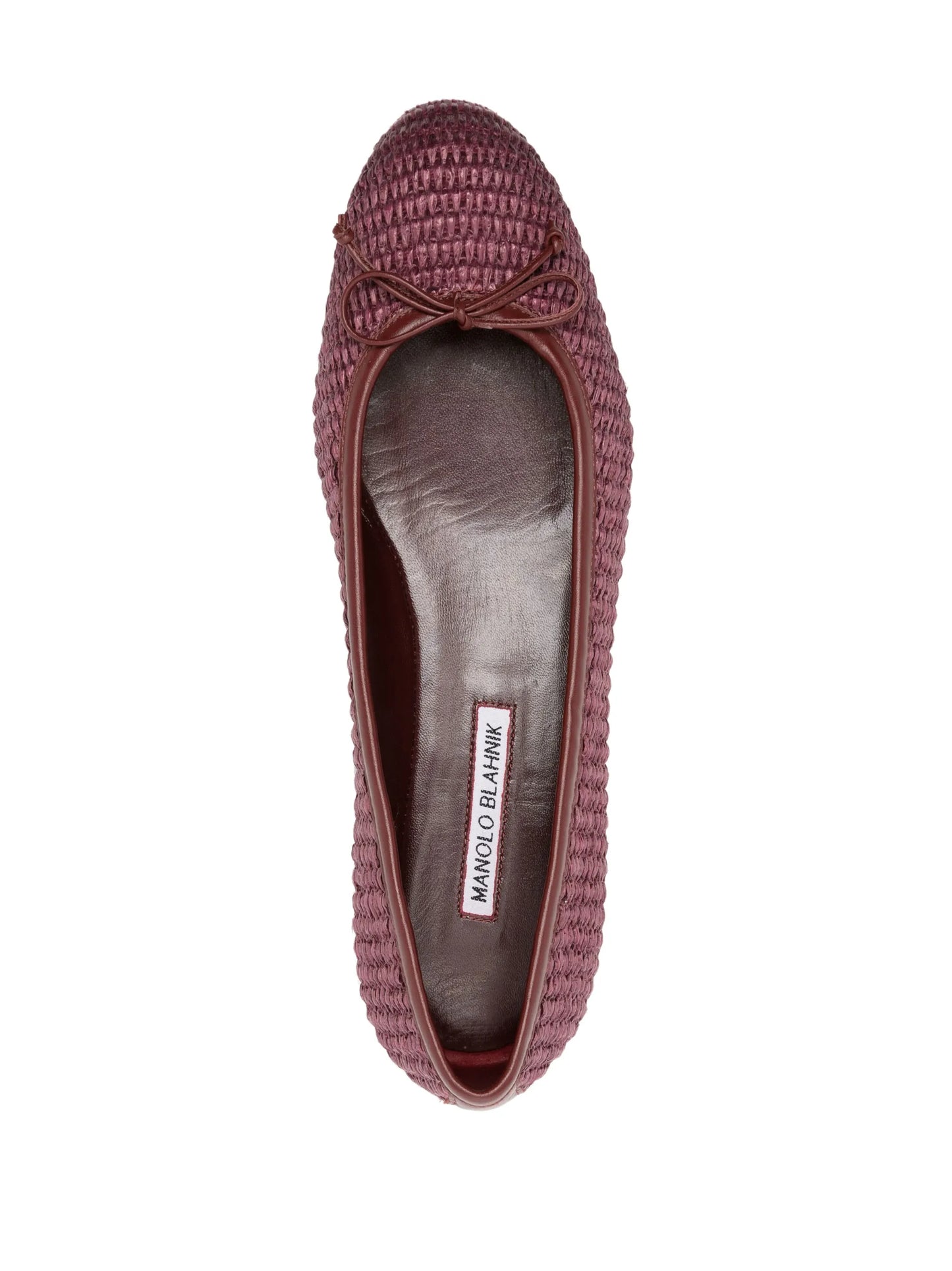 Veralli woven-raffia ballerina shoes