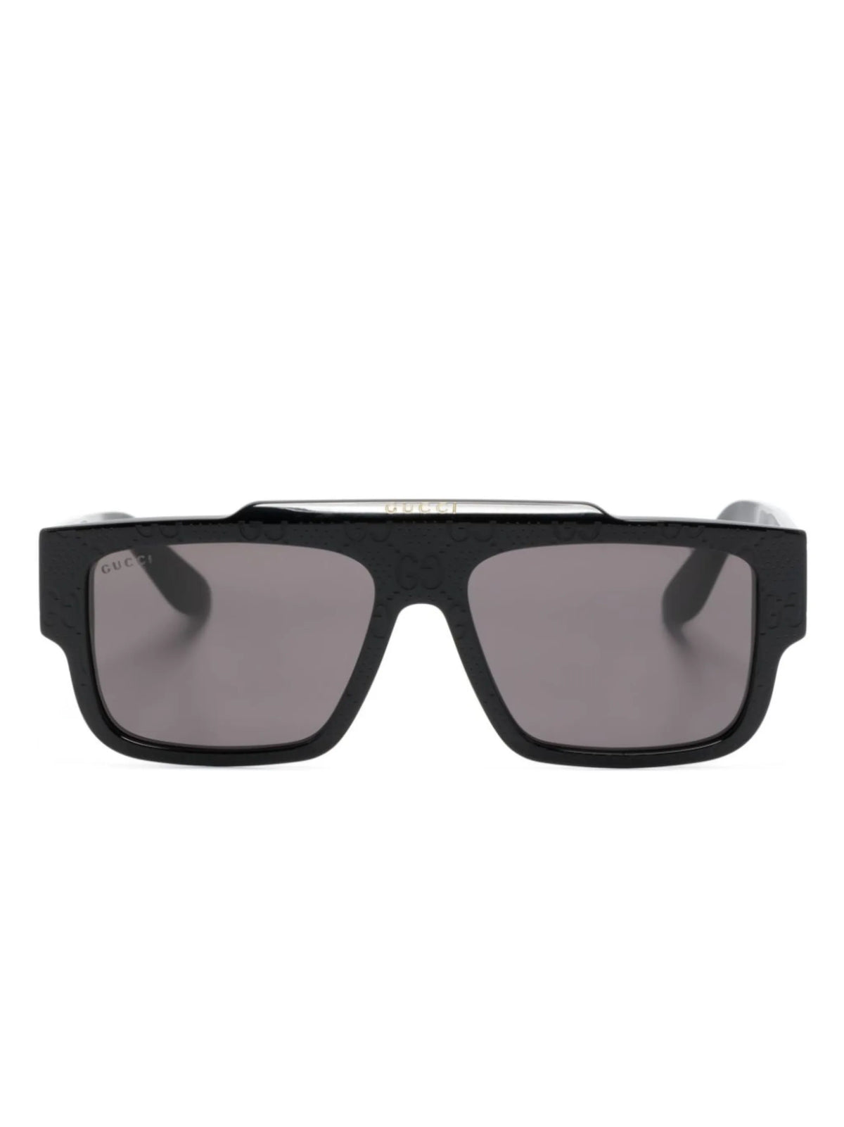 GG-monogram rectangle-frame sunglasses