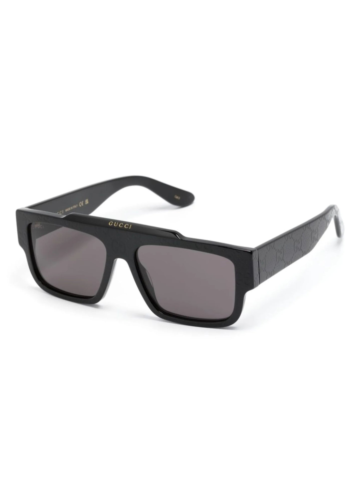 GG-monogram rectangle-frame sunglasses