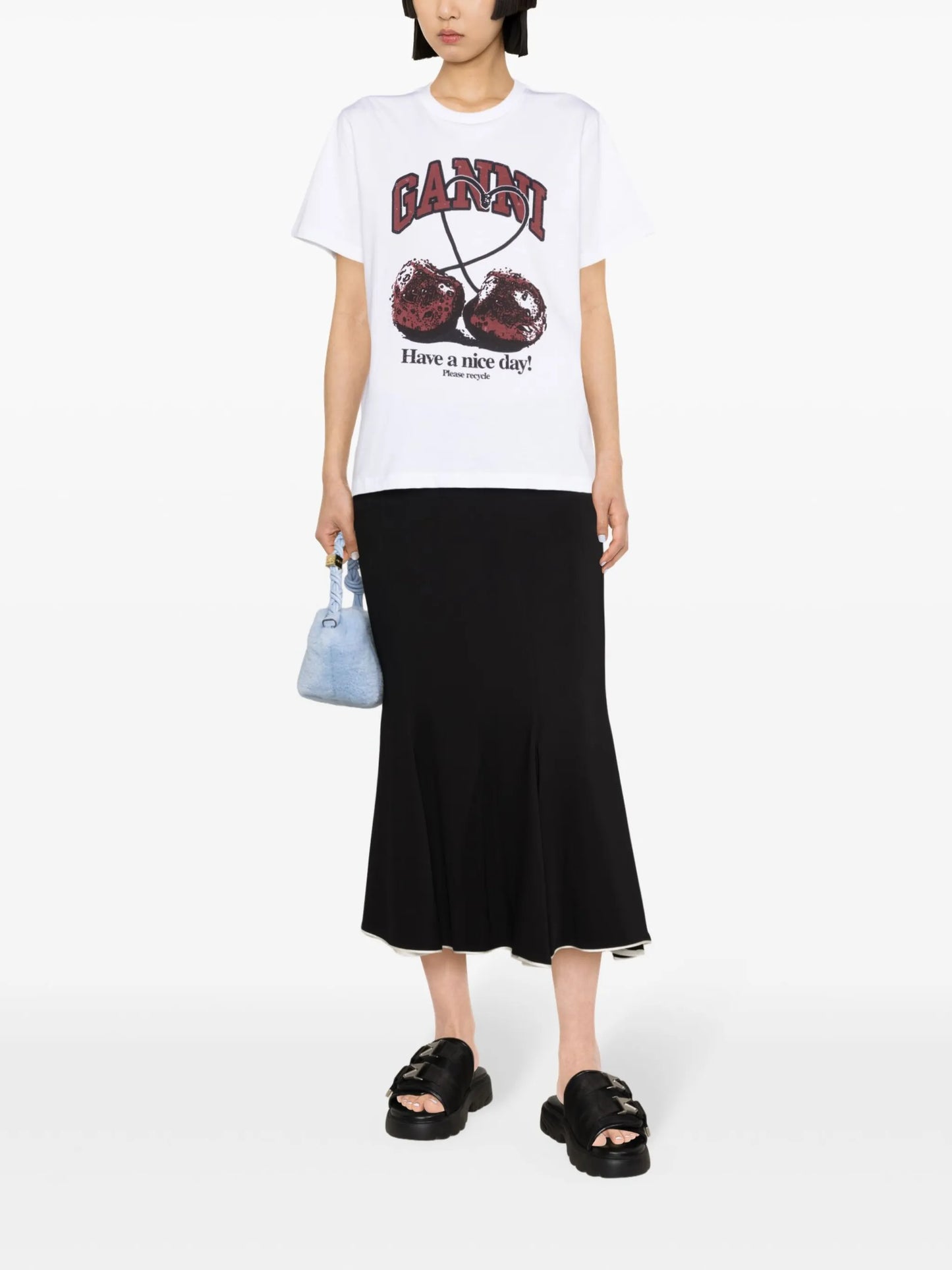 Cherry cotton T-shirt