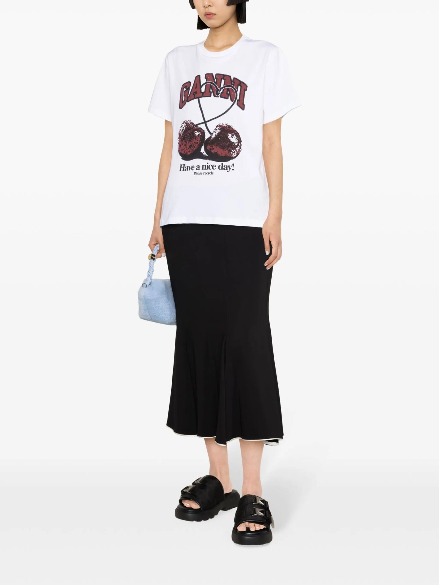 Cherry cotton T-shirt