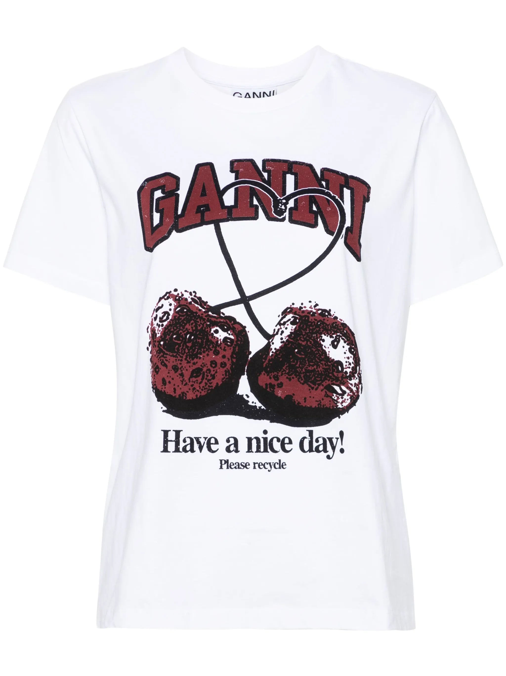 Cherry cotton T-shirt