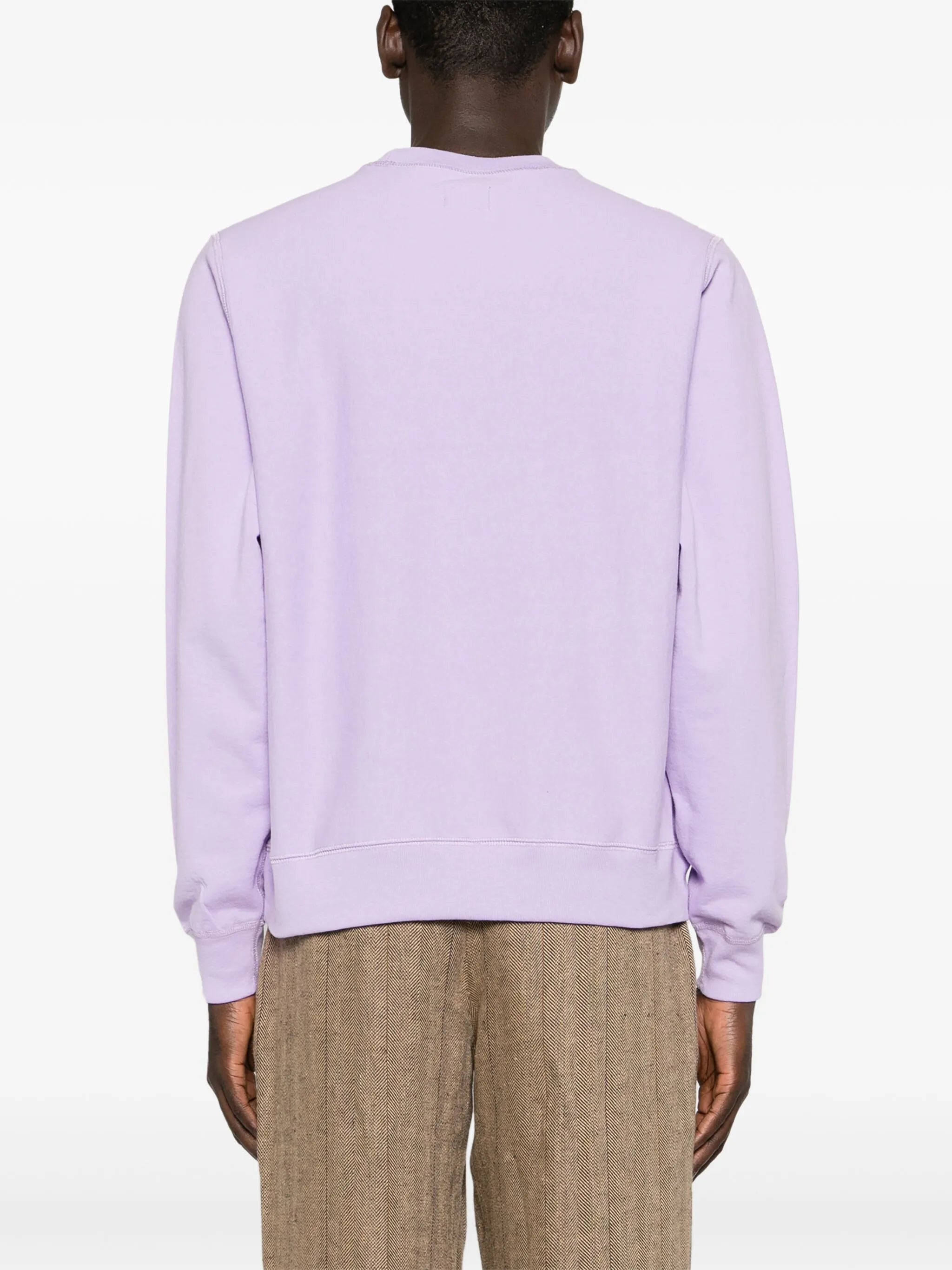 logo-embroidered cotton sweatshirt