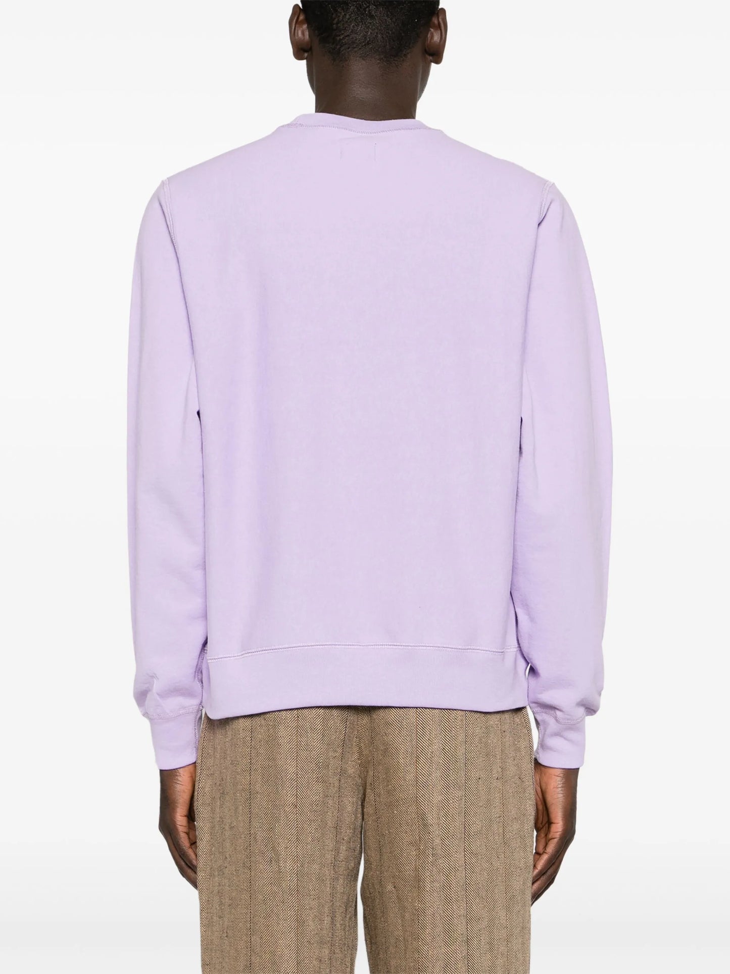 logo-embroidered cotton sweatshirt