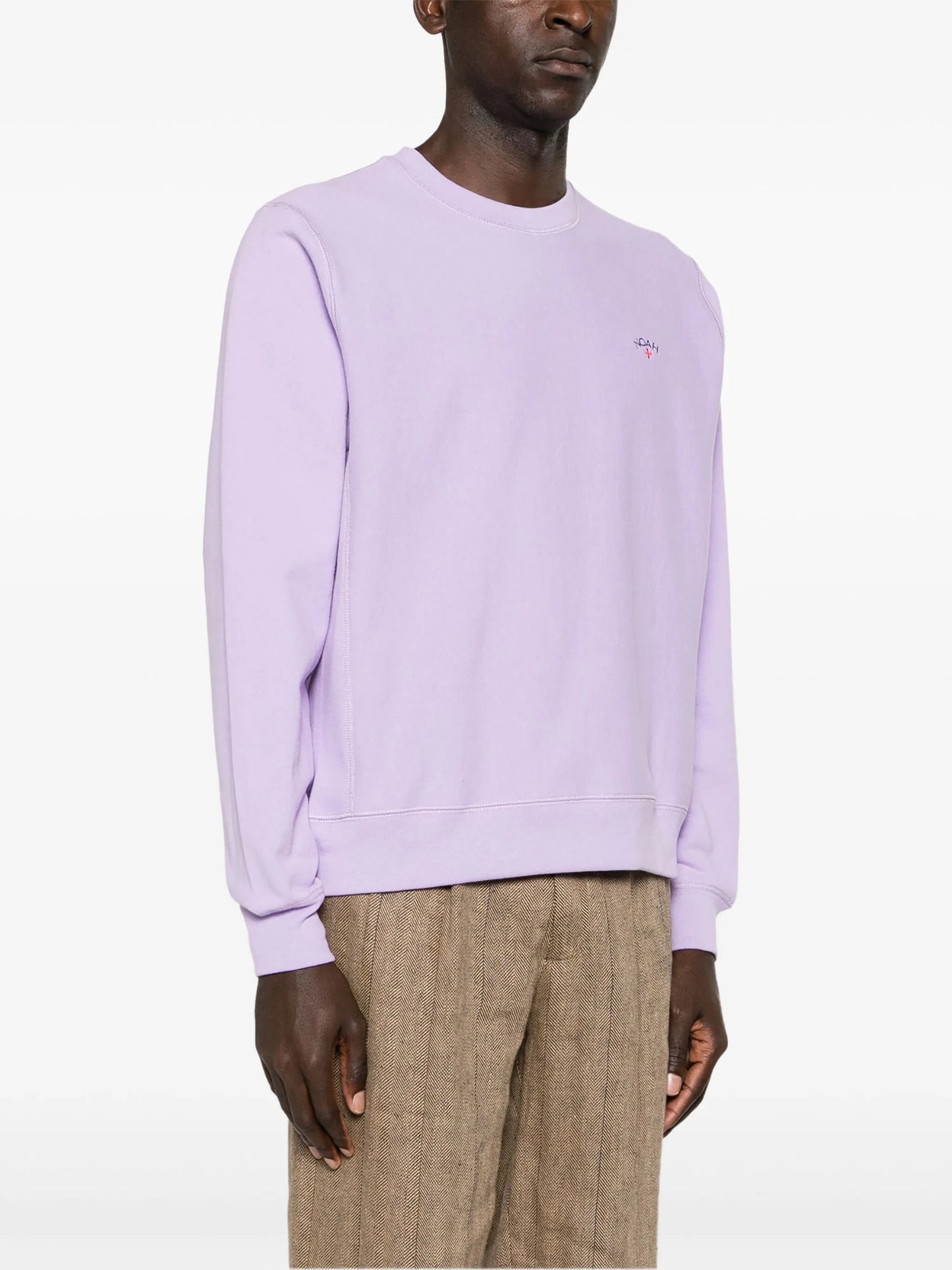 logo-embroidered cotton sweatshirt