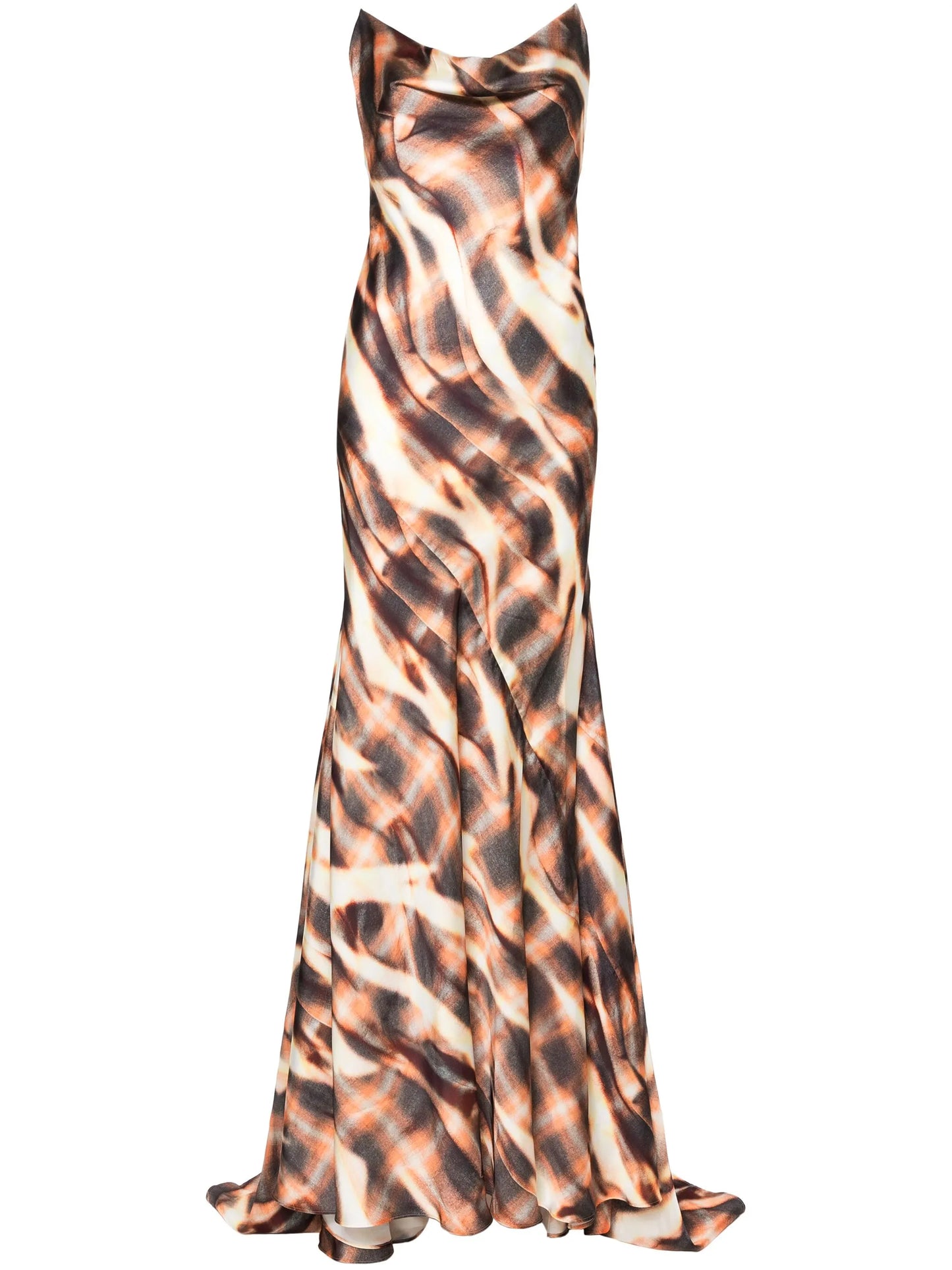 cowl-neck slip maxi dress