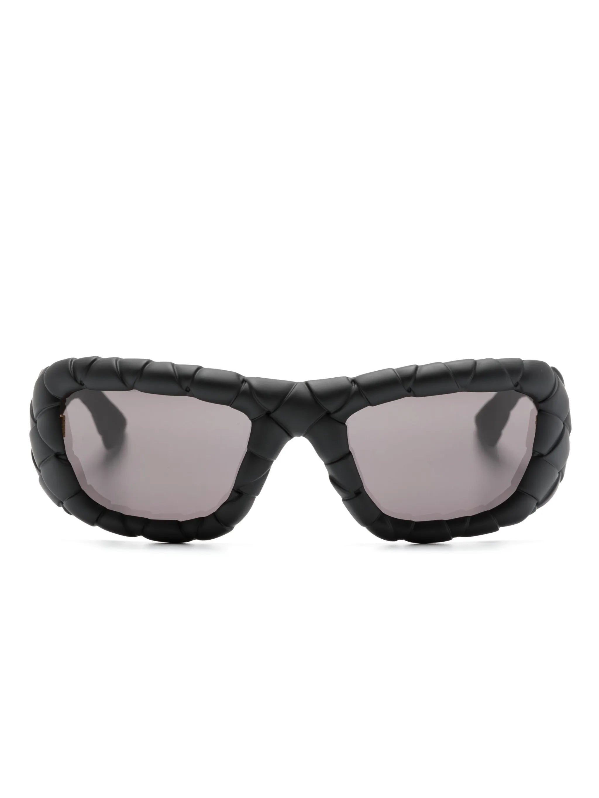 Intrecciato square-frame sunglasses