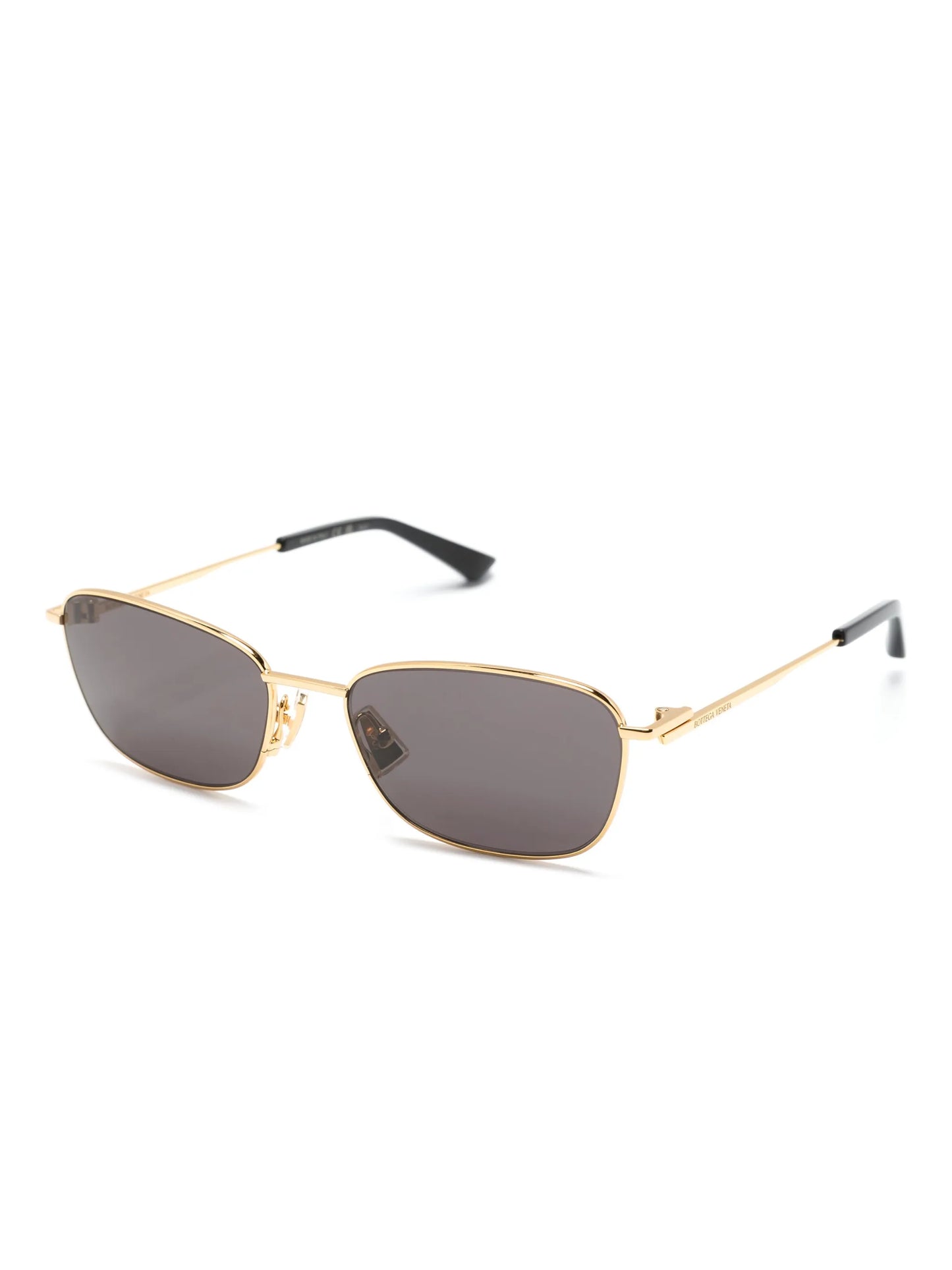 Uni Split Knot rectangle-frame sunglasses