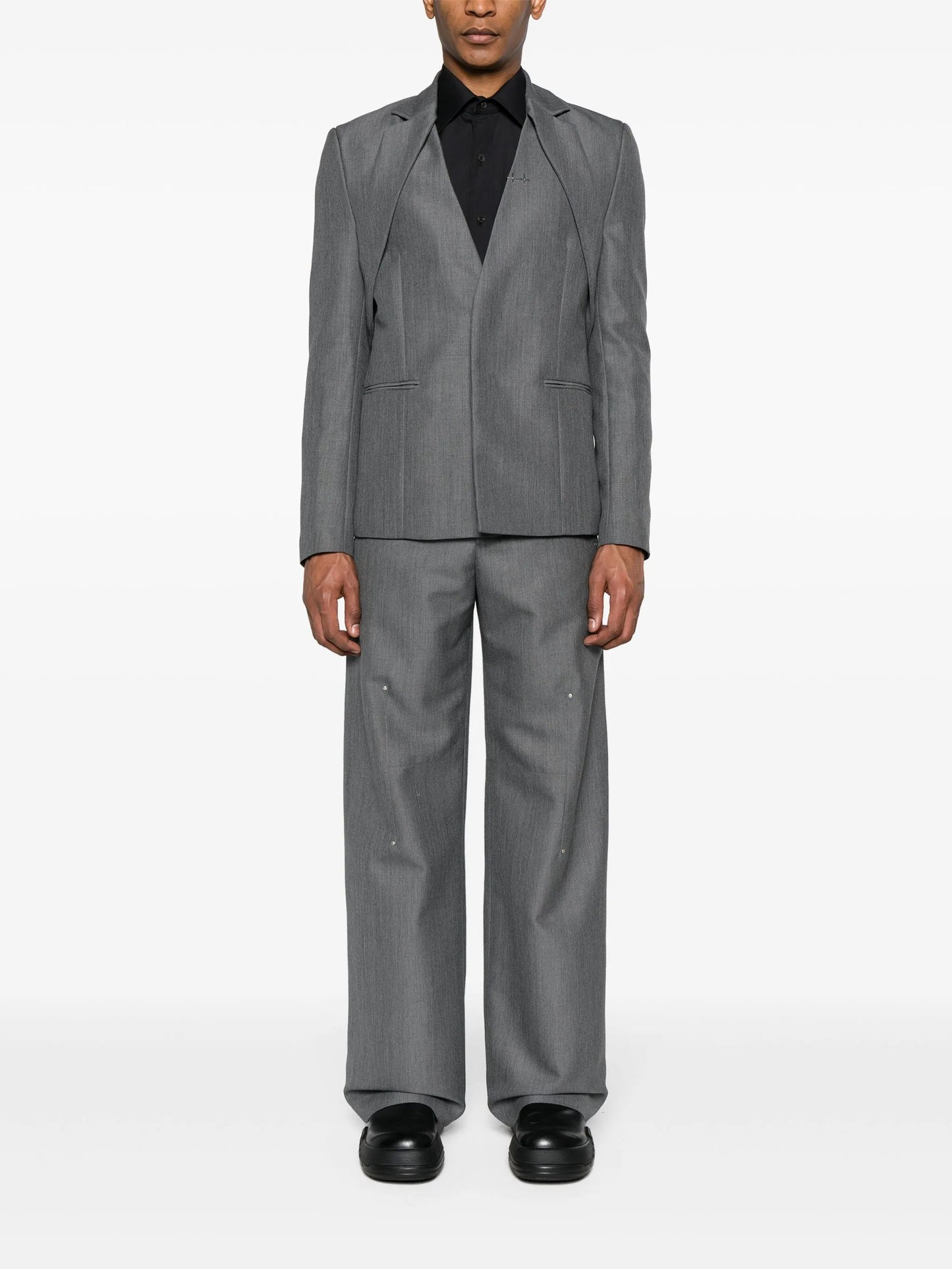 Kinetics deconstructed-lapels blazer