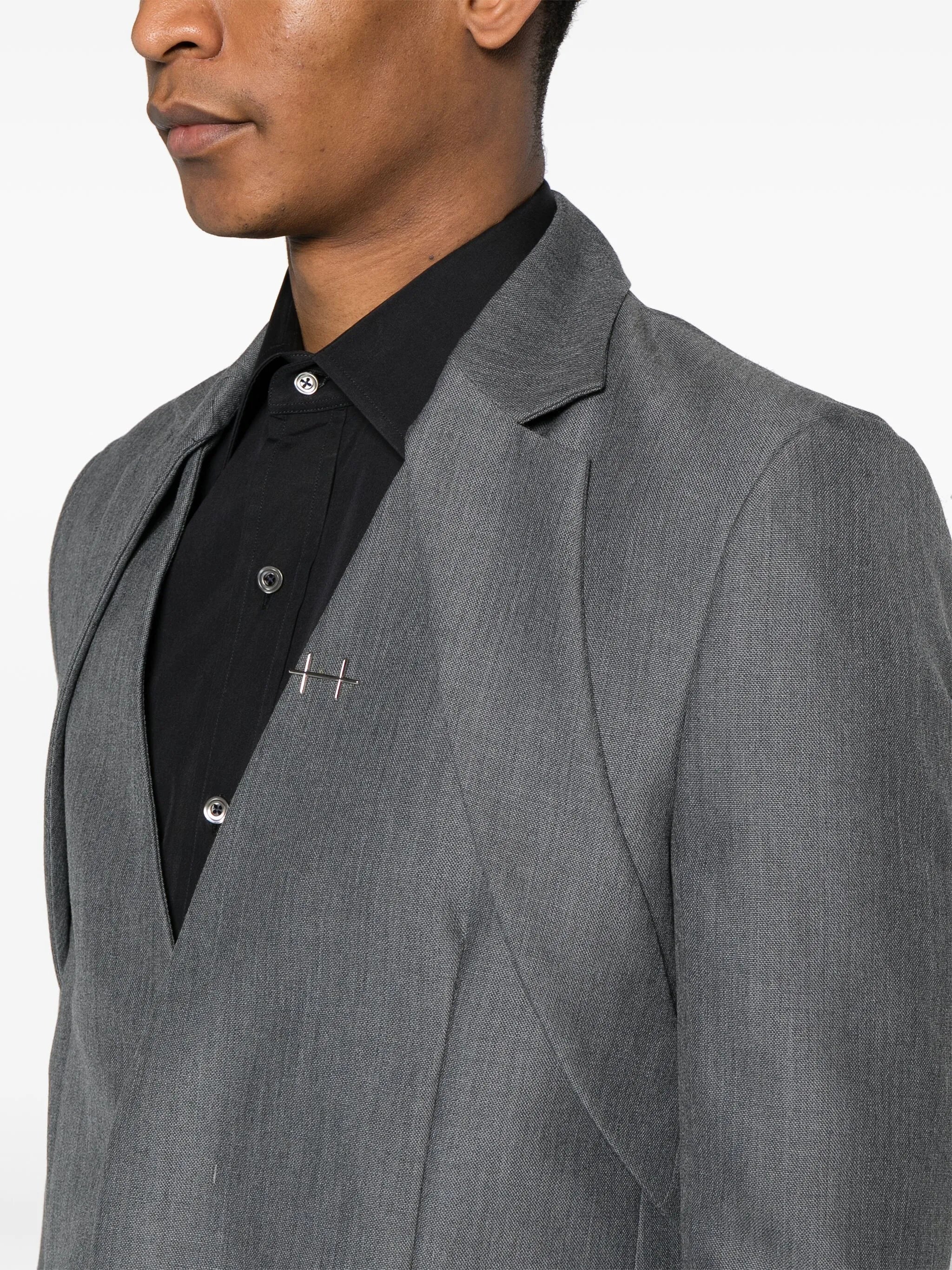 Kinetics deconstructed-lapels blazer