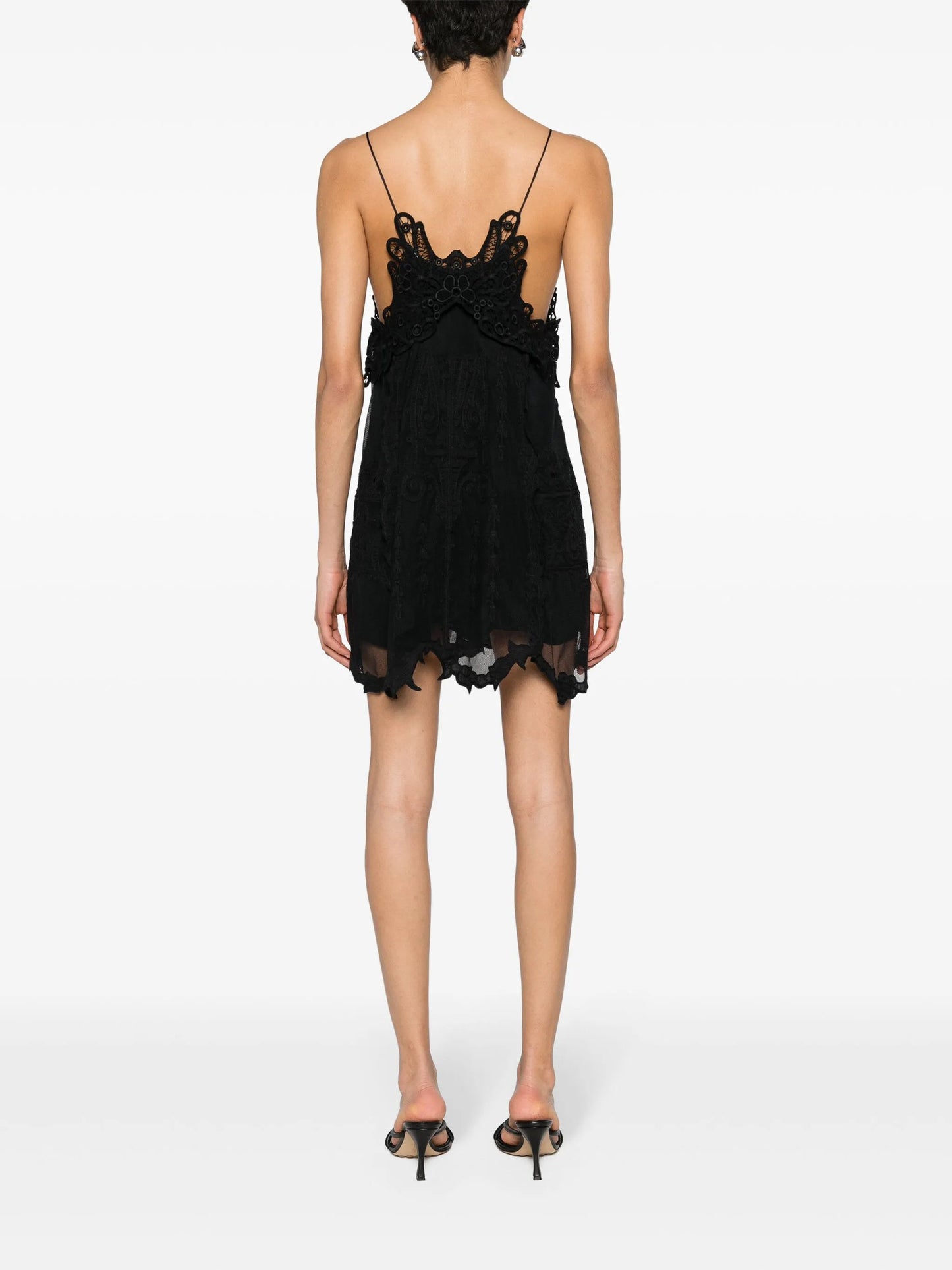 Virginia guipure-lace minidress