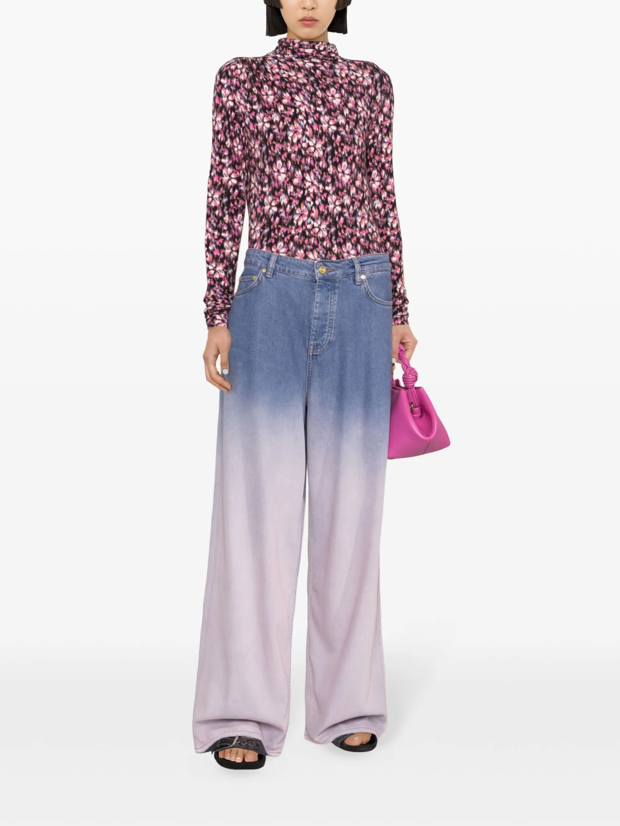 Future high-rise wide-leg jeans