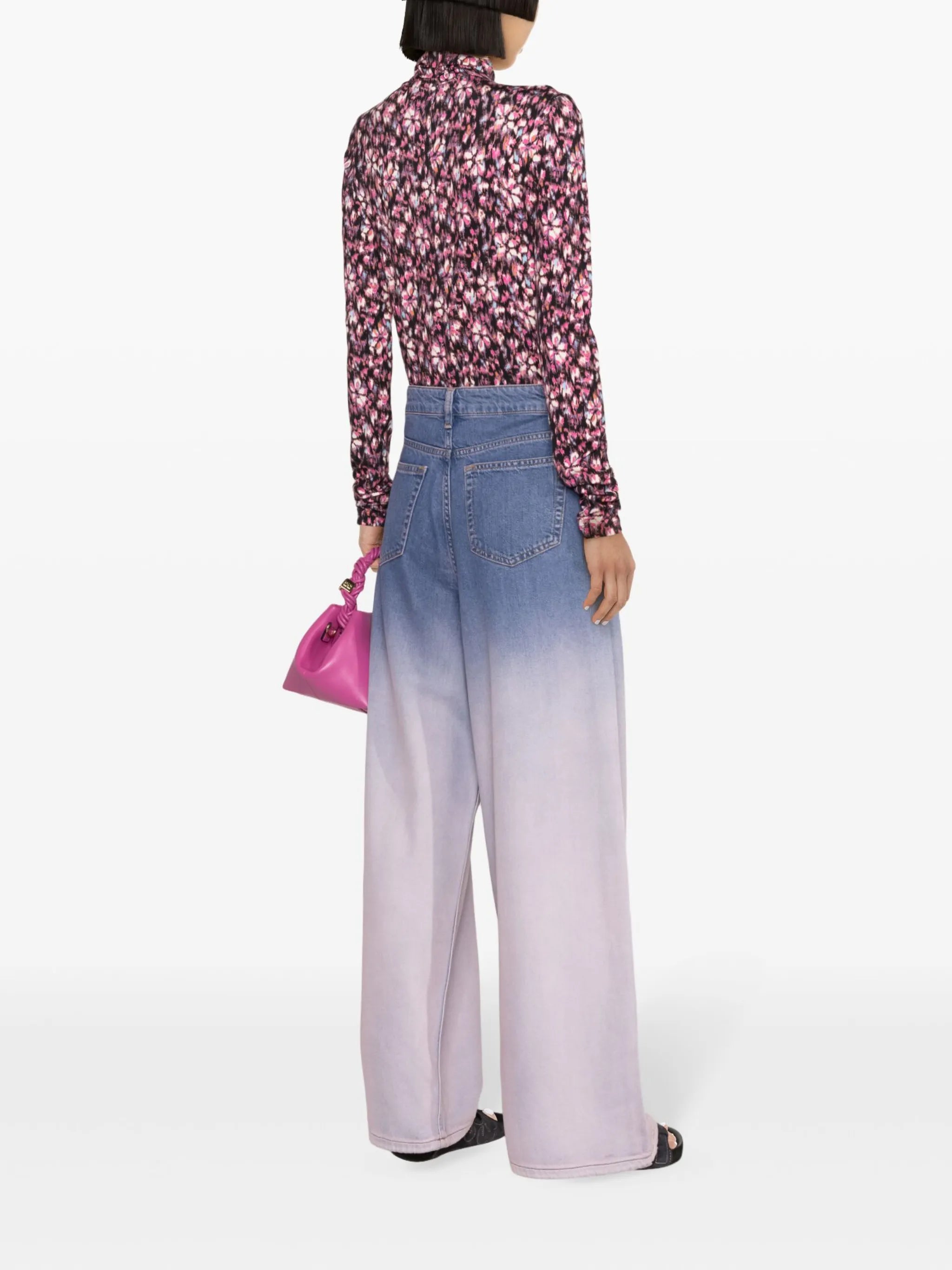 Future high-rise wide-leg jeans