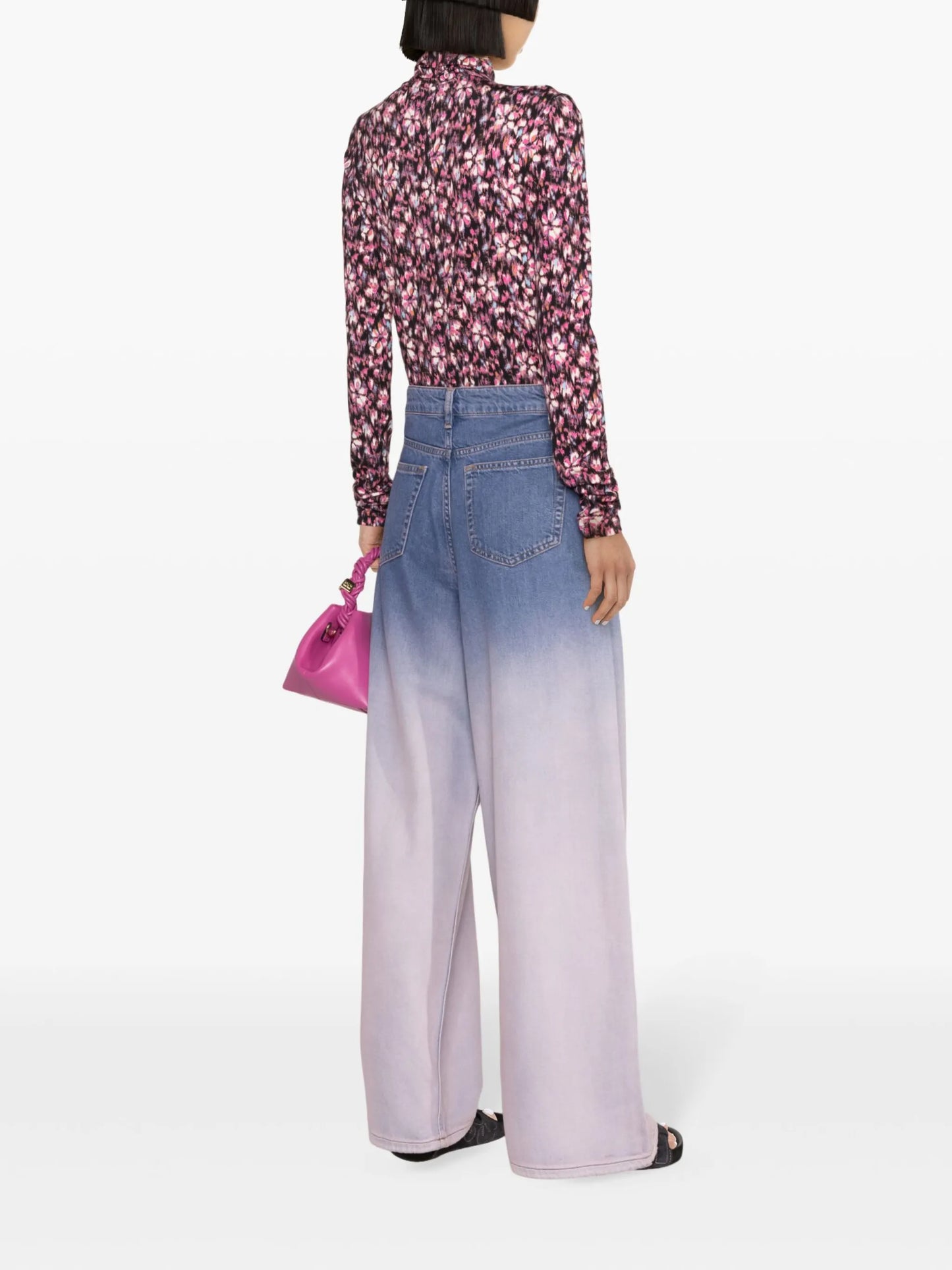Future high-rise wide-leg jeans