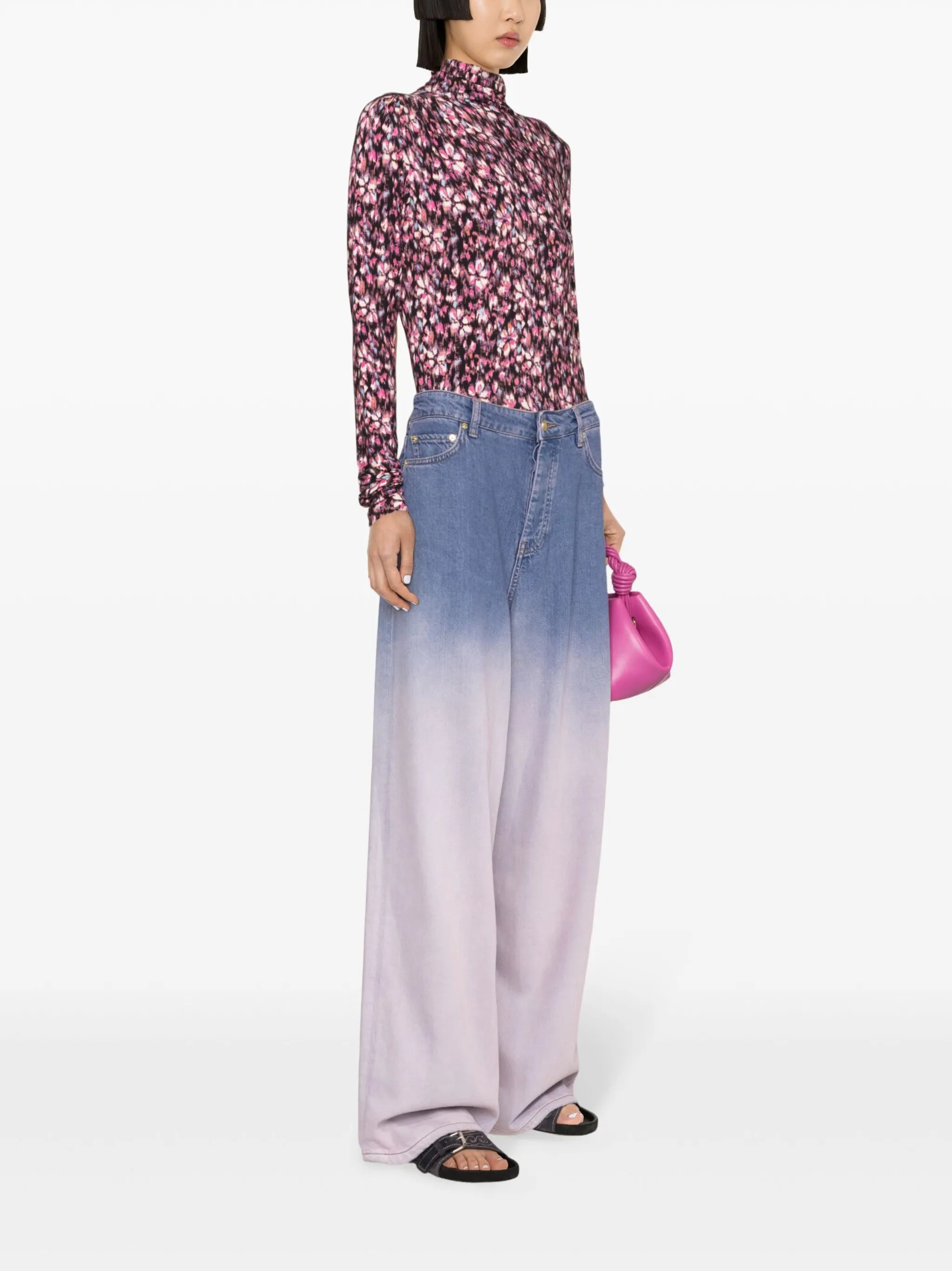 Future high-rise wide-leg jeans