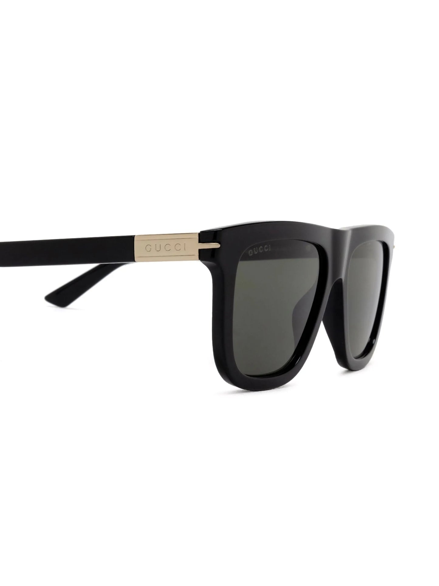 logo-plaque wayfarer-frame sunglasses