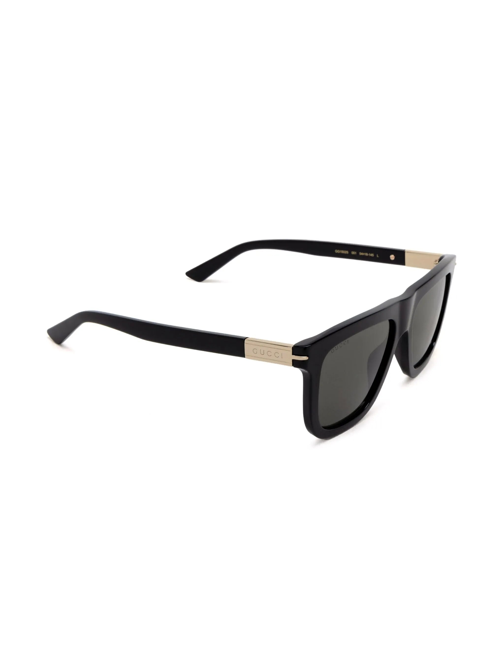 logo-plaque wayfarer-frame sunglasses