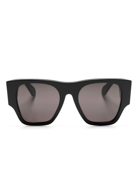 oversized D-frame sunglasses
