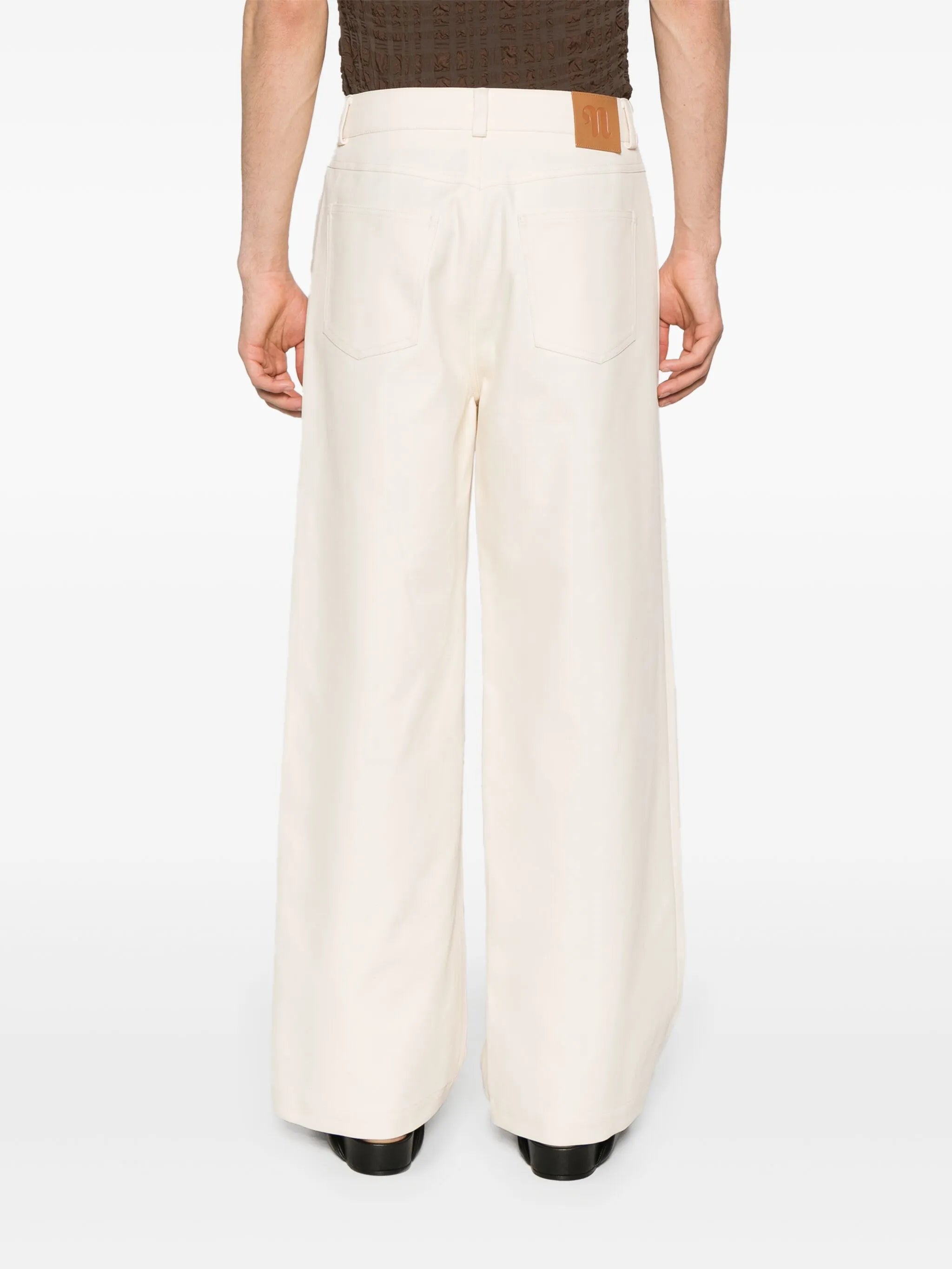Juran high-waist wide-leg trousers