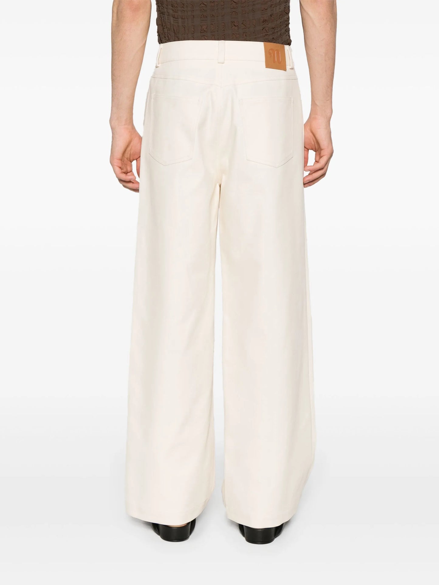 Juran high-waist wide-leg trousers
