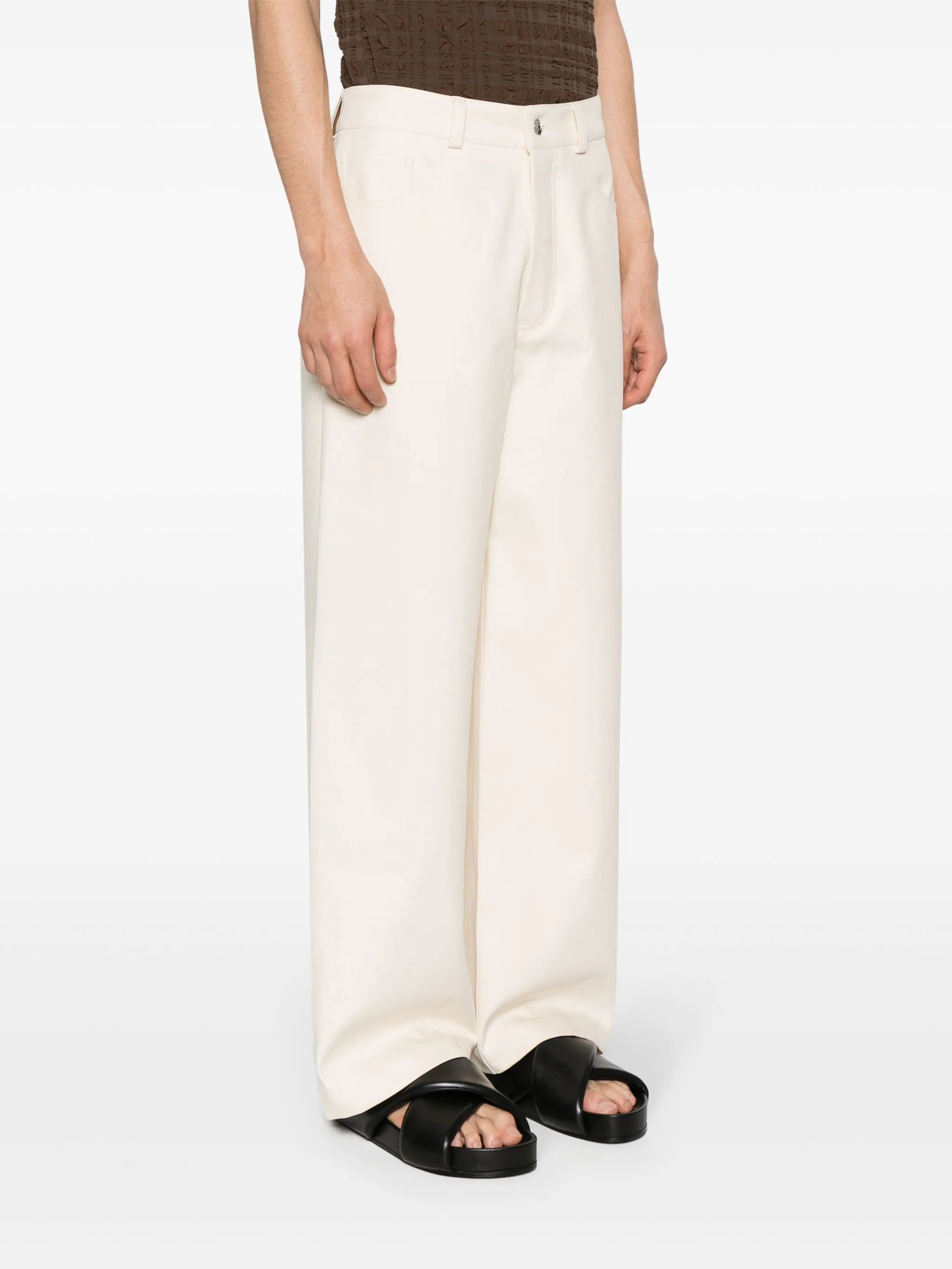 Juran high-waist wide-leg trousers