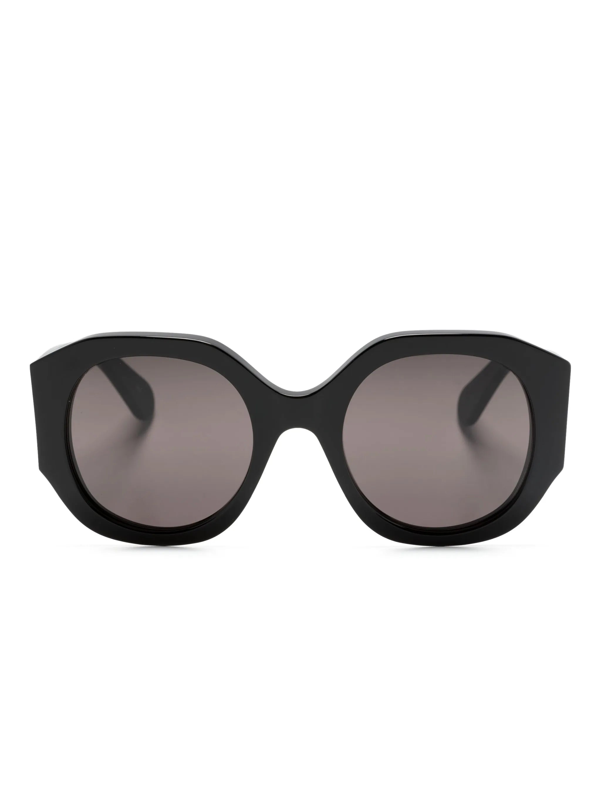 oversized round-frame sunglasses