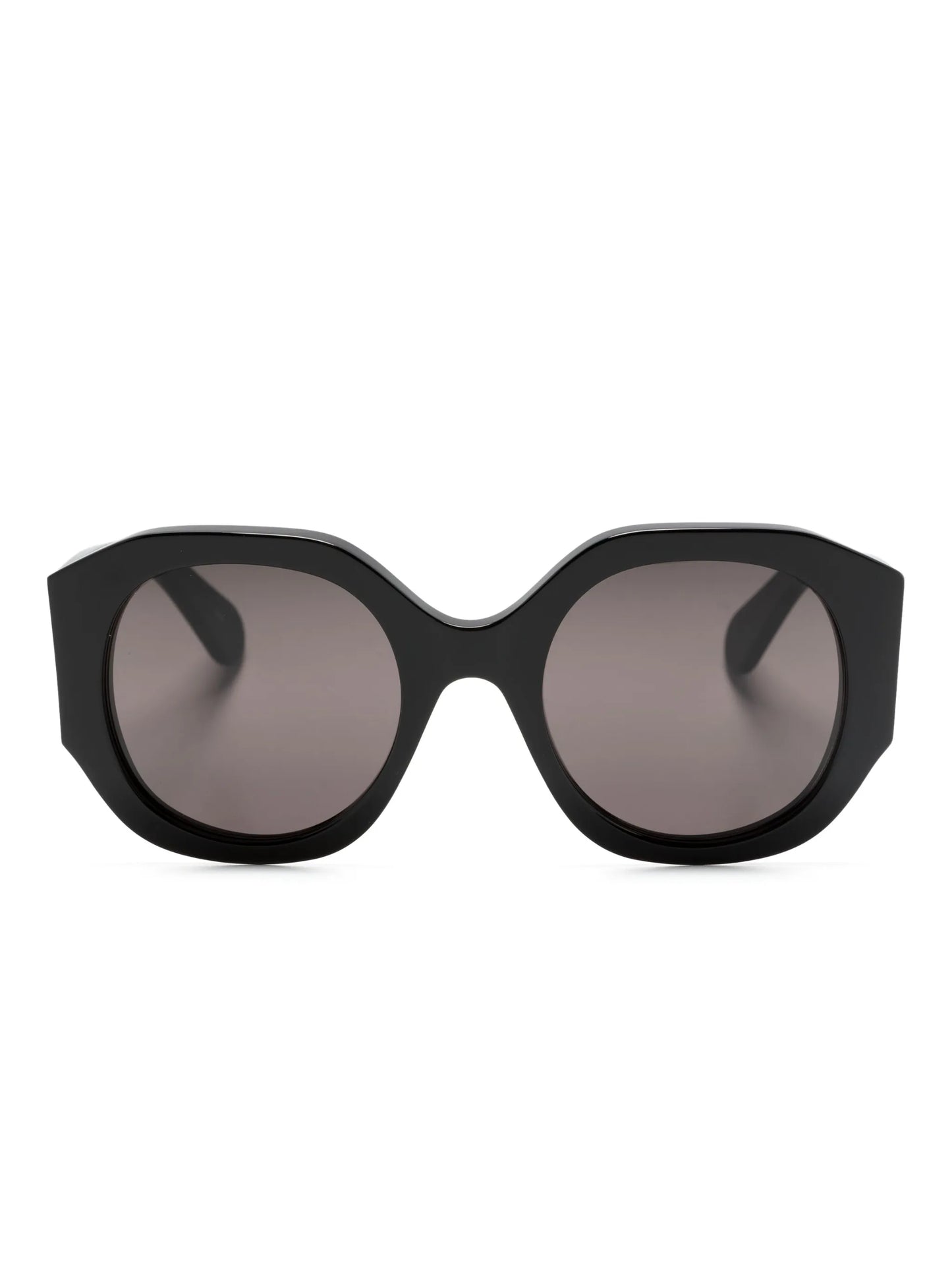 oversized round-frame sunglasses