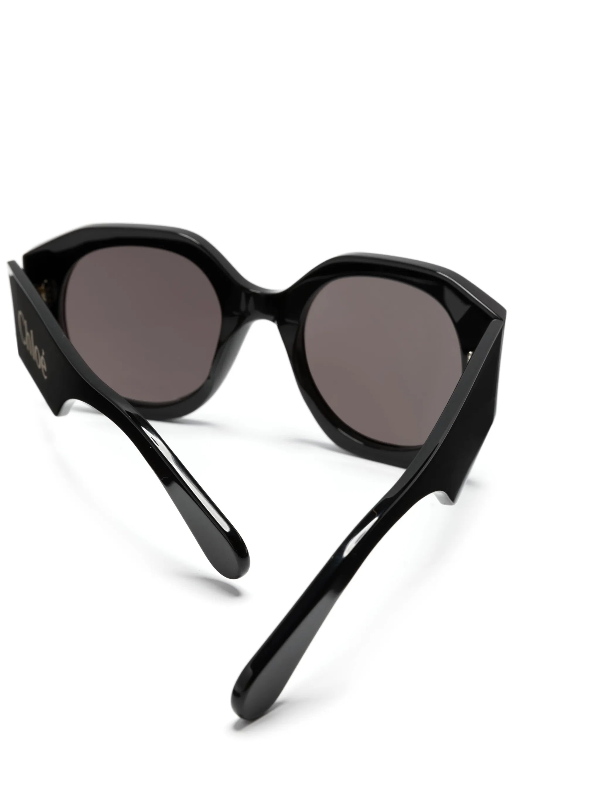 oversized round-frame sunglasses