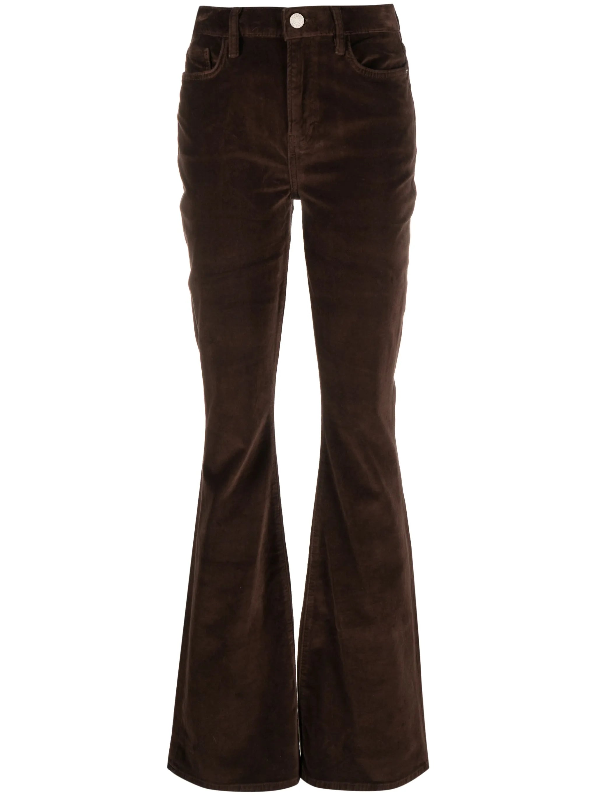flared velveteen trousers