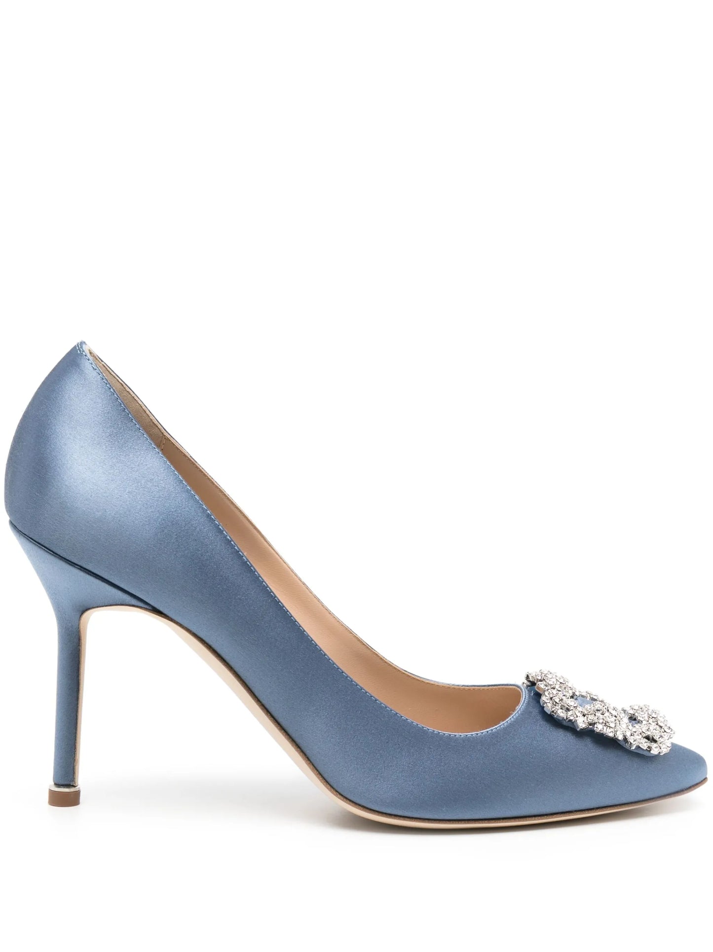 Hangisi 90mm satin pumps