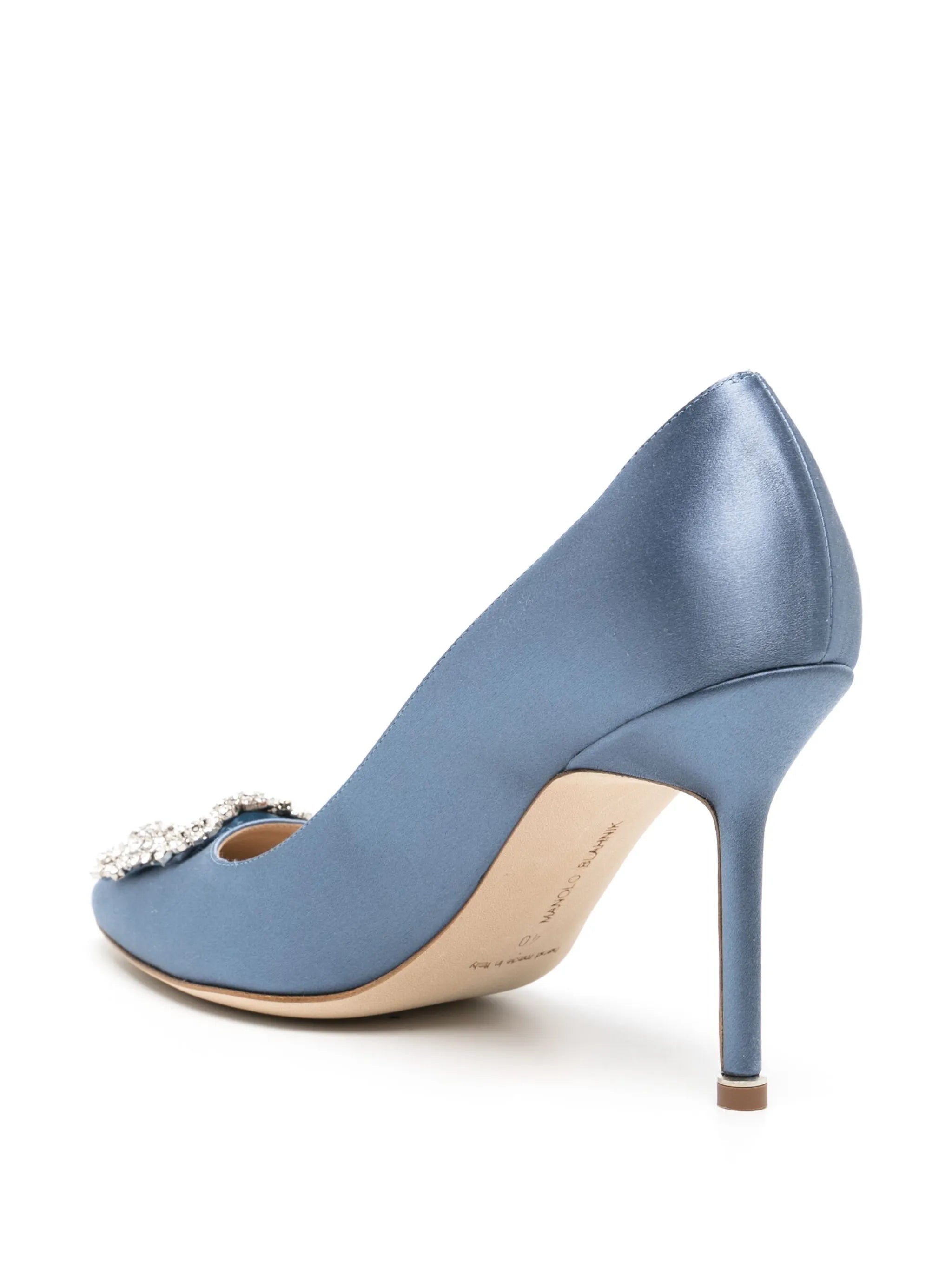 Hangisi 90mm satin pumps