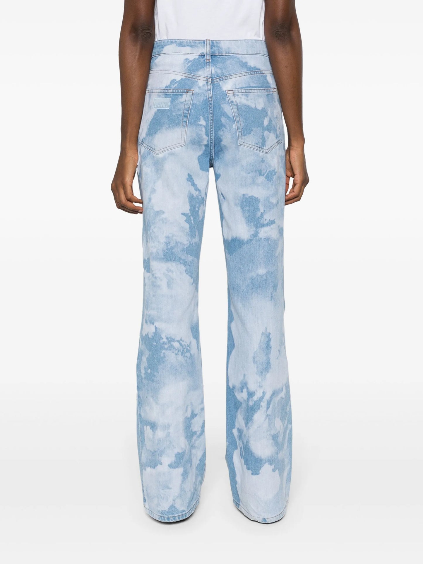 bleached bootcut jeans
