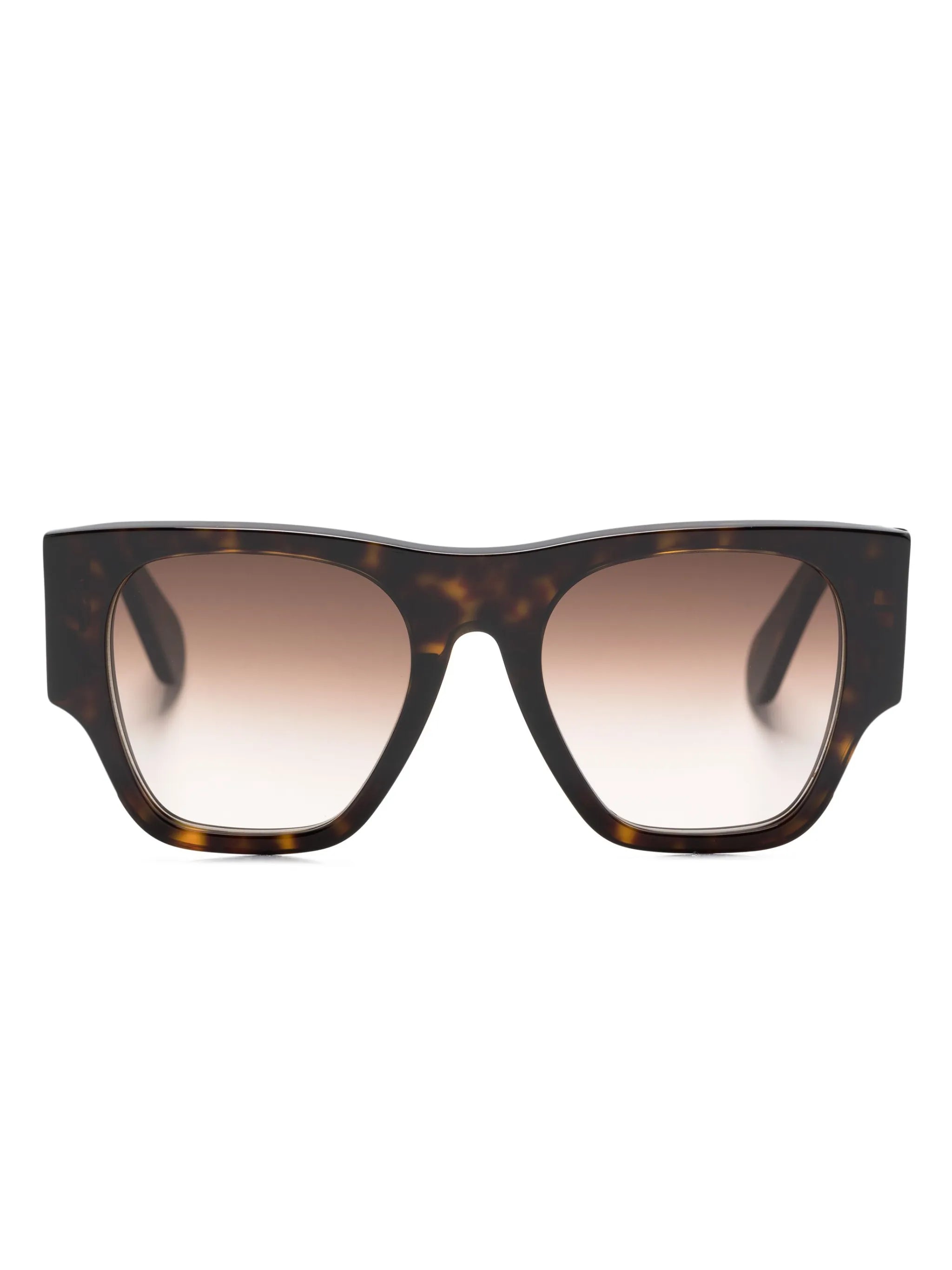 logo-print oversized sunglasses