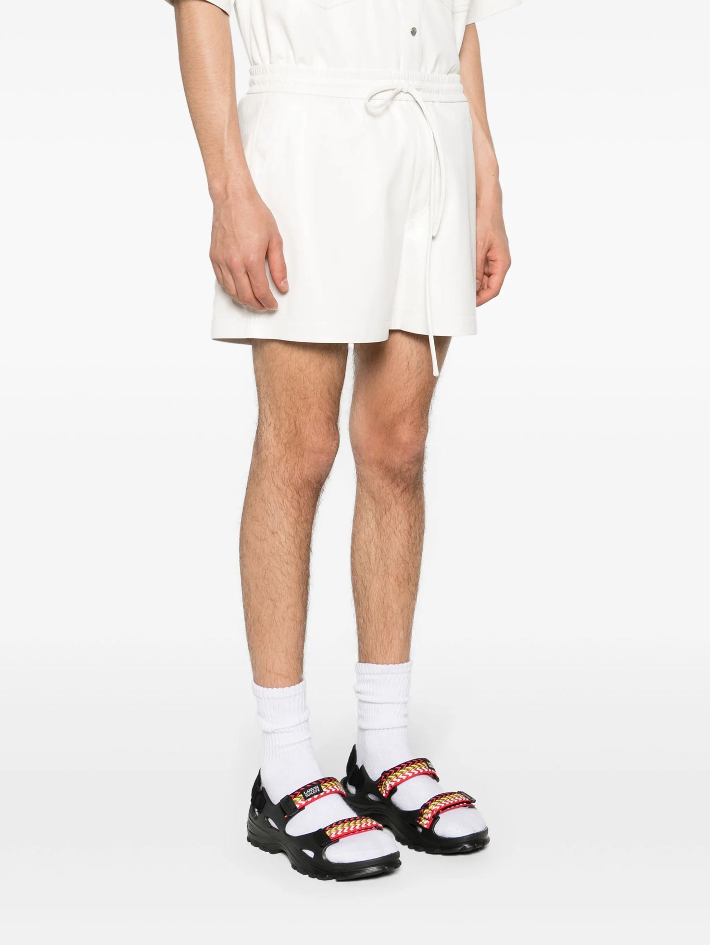 Okobor faux-leather shorts