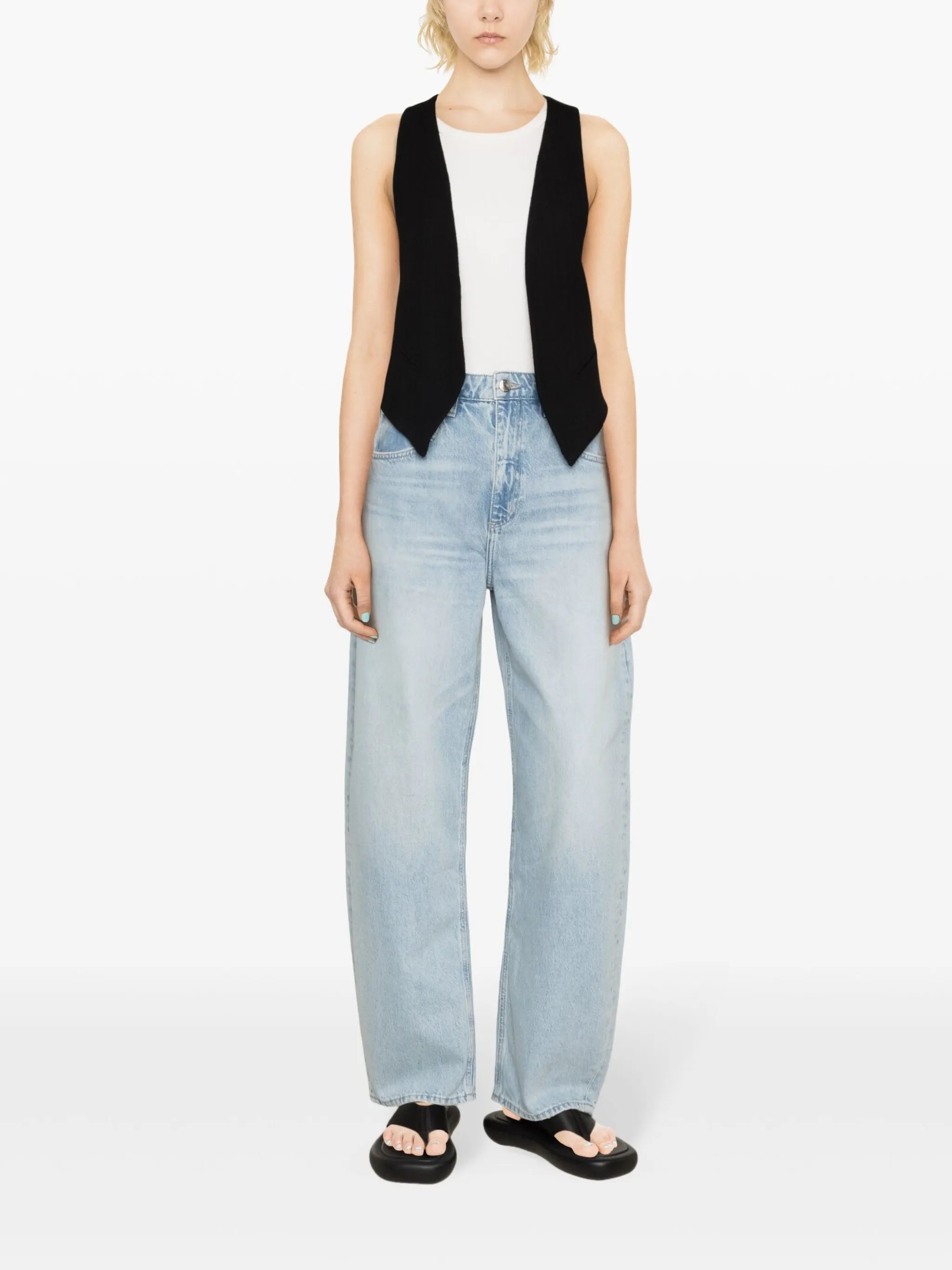 Long Barrel high-rise straight jeans