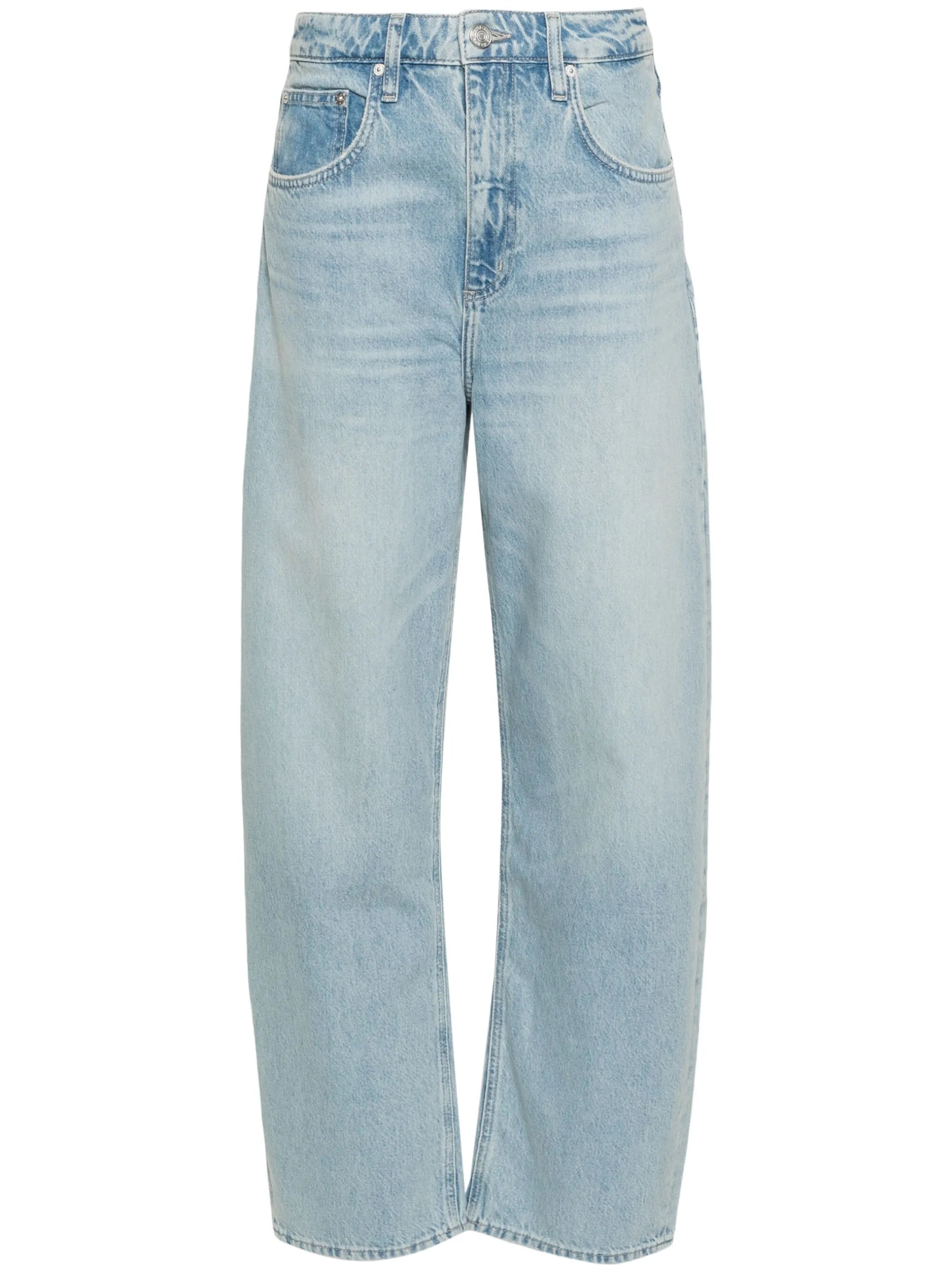 Long Barrel high-rise straight jeans