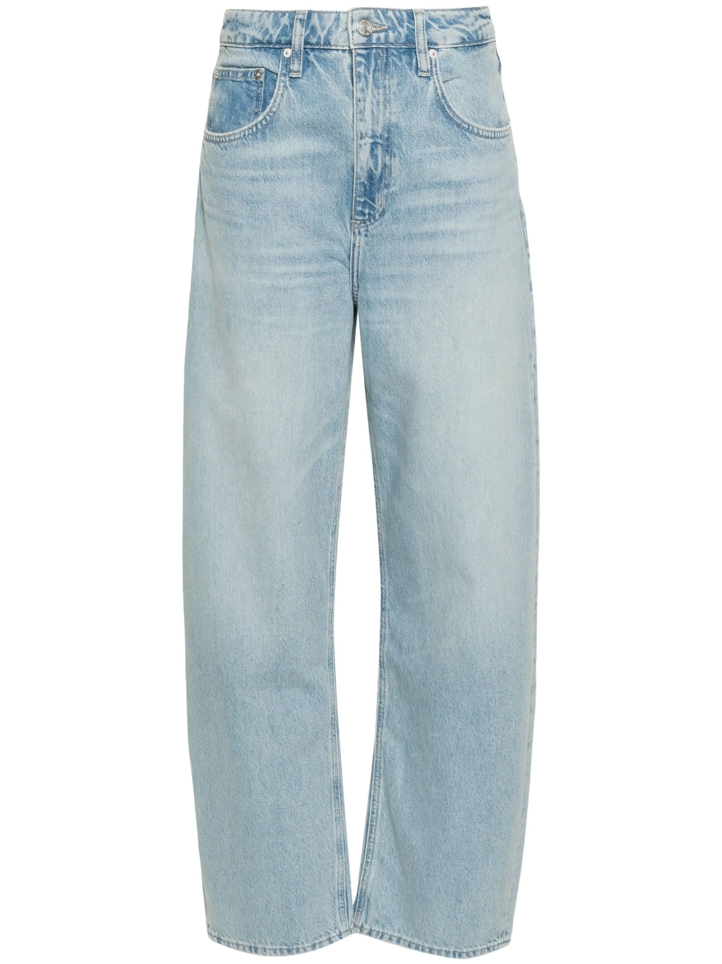 Long Barrel high-rise straight jeans