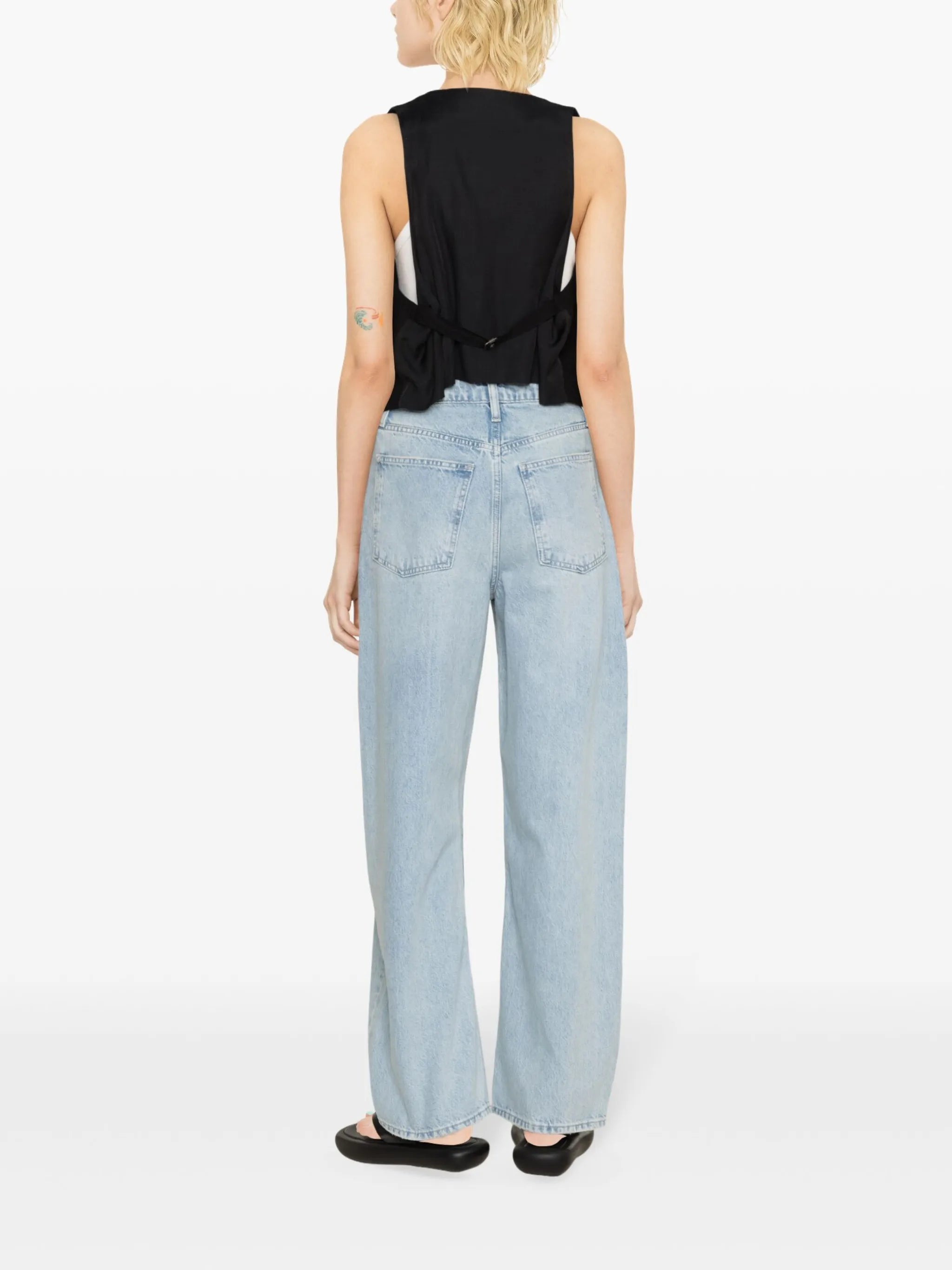Long Barrel high-rise straight jeans